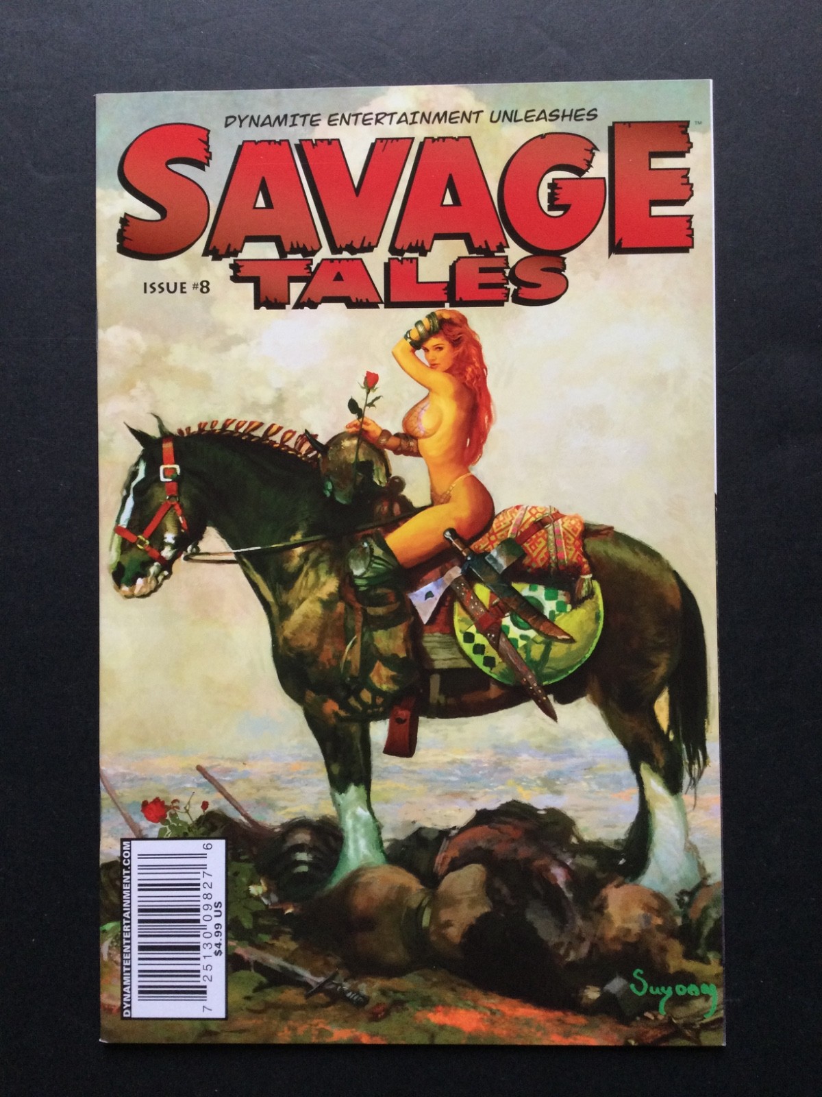 Savage Tales 8 Dynamite Comics 2007 Arthur Suydam VF/VF+ Classic Cover