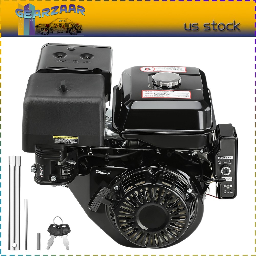 15HP 420cc Gasoline - Electric Start Engine Motor Horizontal 4 Stroke Rototiller