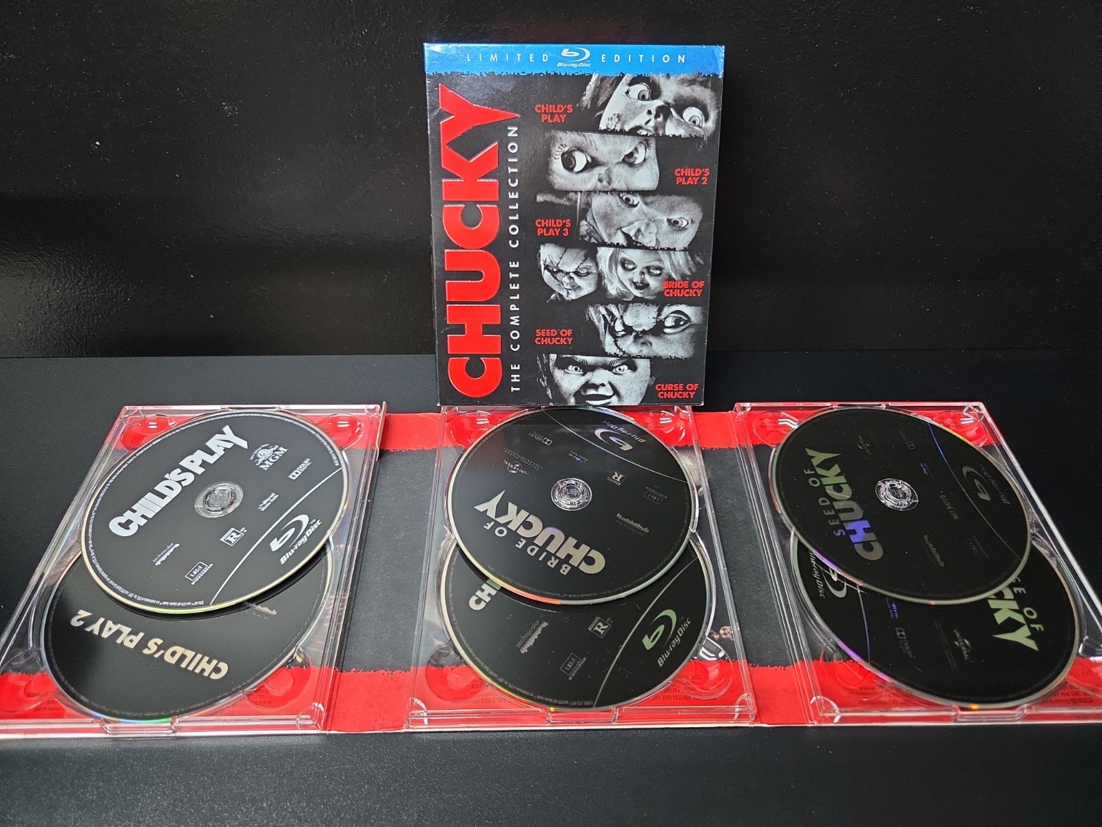 Chucky: the Complete Collection (Blu-ray) 2013 OOP/RARE Box Set W/Slipcover 