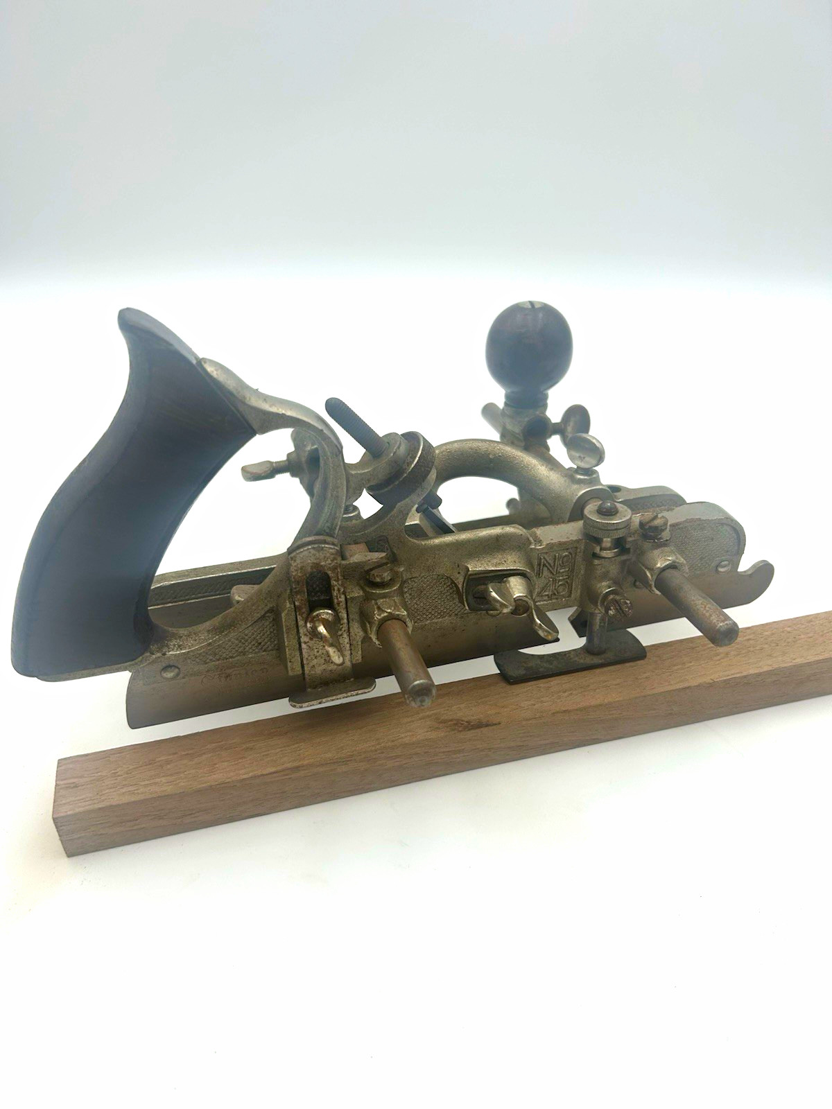 Stanley No. 45 Combination Plane  Type 11–12 With Cutter Box Complete & Working