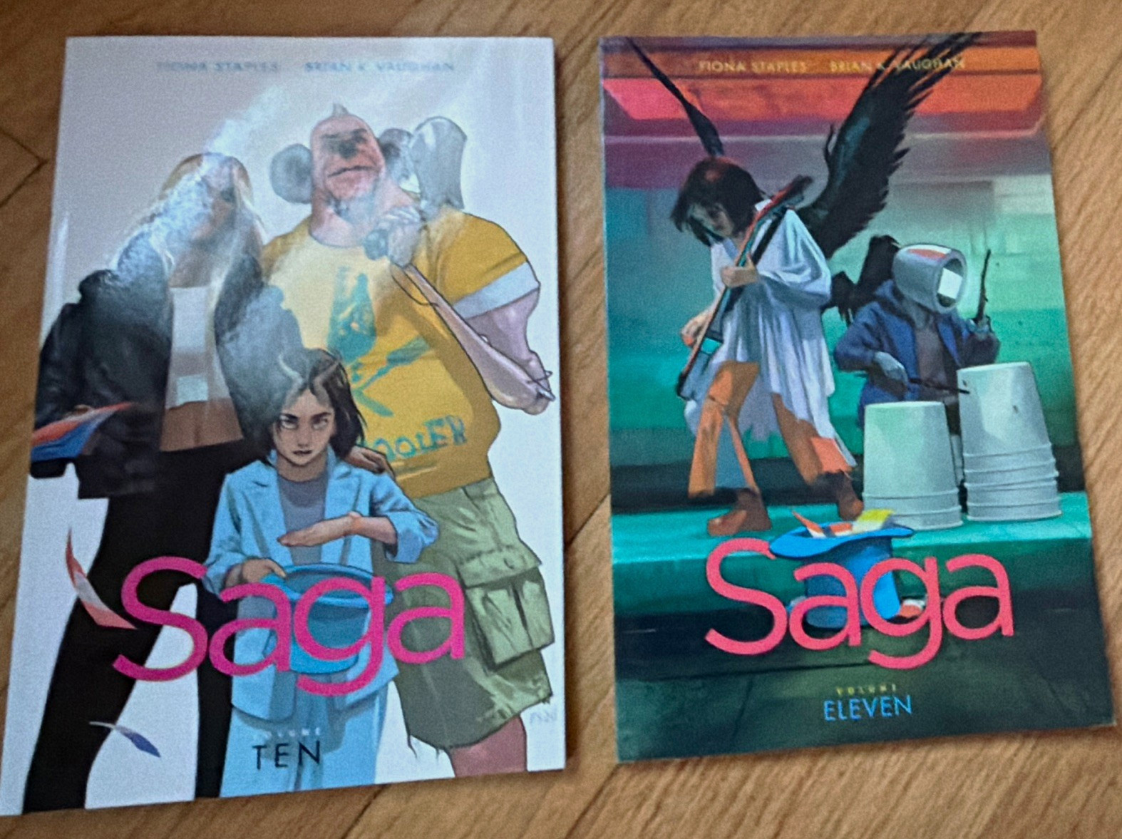Saga Vol 10 & 11 Trade Paperbacks (2 Books) by Brian K. Vaughan, Fiona Staples Saga Vol 10 & 11 Trade Paperbacks (2 Books) by Brian K. Vaughan, Fiona Staples