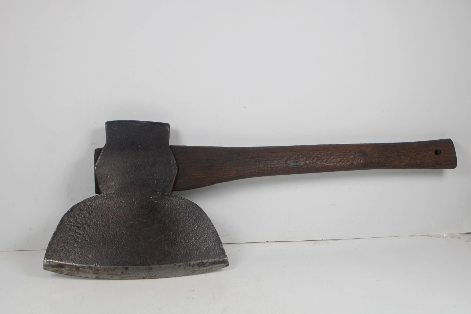Killer Offset Antique Double Bevel Signed Hewing Broad Axe Inv#RW11