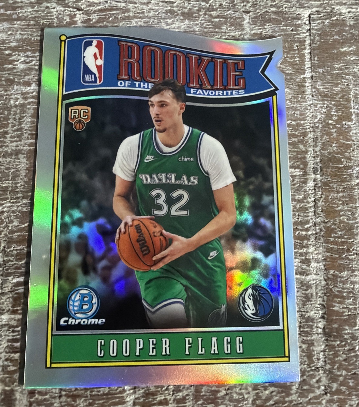 2025-26 Bowman - Rookie of the Year Favorites Cooper Flagg #RY-1 Refractor (RC) 2025-26 Bowman - Rookie of the Year Favorites Cooper Flagg #RY-1 Refractor (RC)