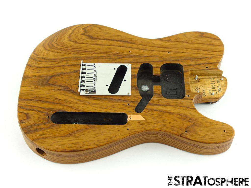 Fender Ltd American Ultra II Tele BODY & HARDWARE Telecaster Roasted Ash Natural