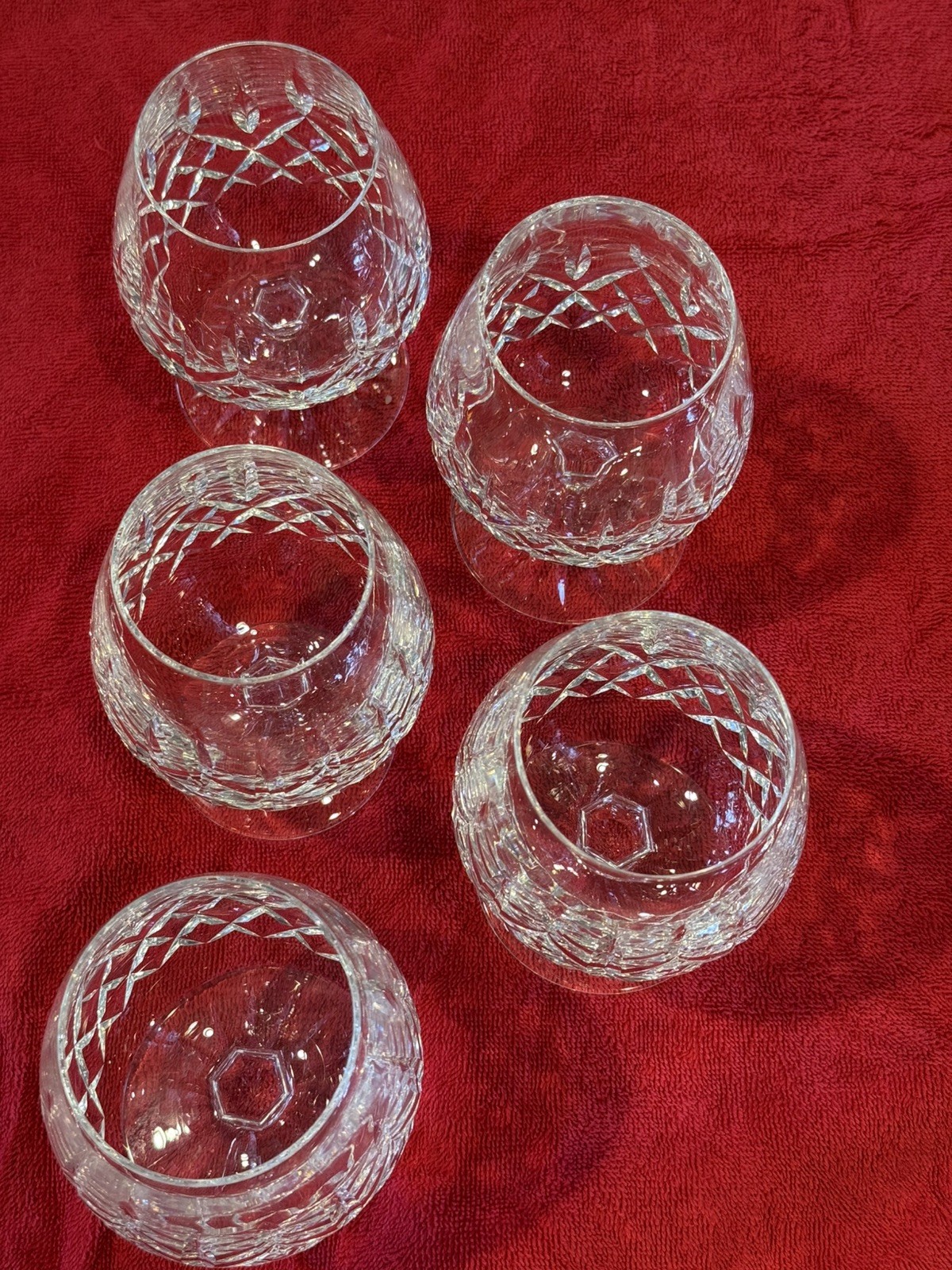 Five WATERFORD Brandy Snifters -- Excellent Condition Five WATERFORD Brandy Snifters -- Excellent Condition