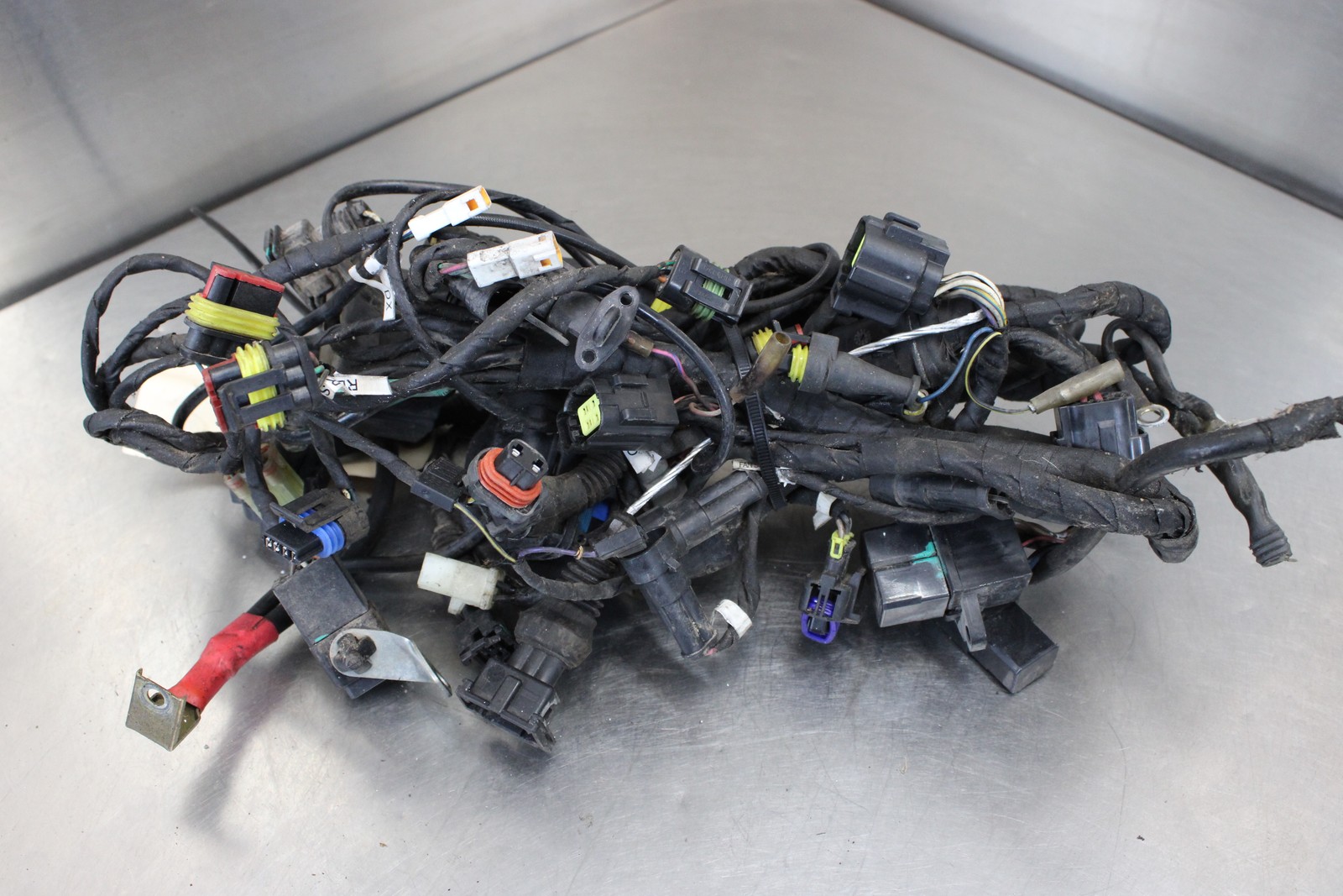 11-13 DUCATI 848 EVO MAIN ENGINE WIRING HARNESS MOTOR WIRE NO CUTS