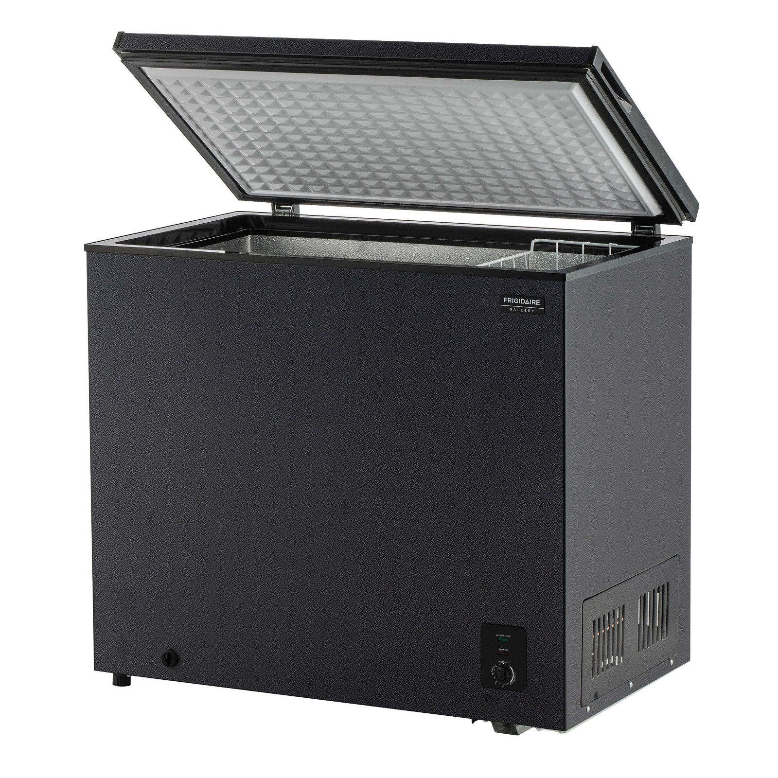 *New* Frigidaire Gallery 7 cu. ft. Convertible Chest Freezer, Black Granite