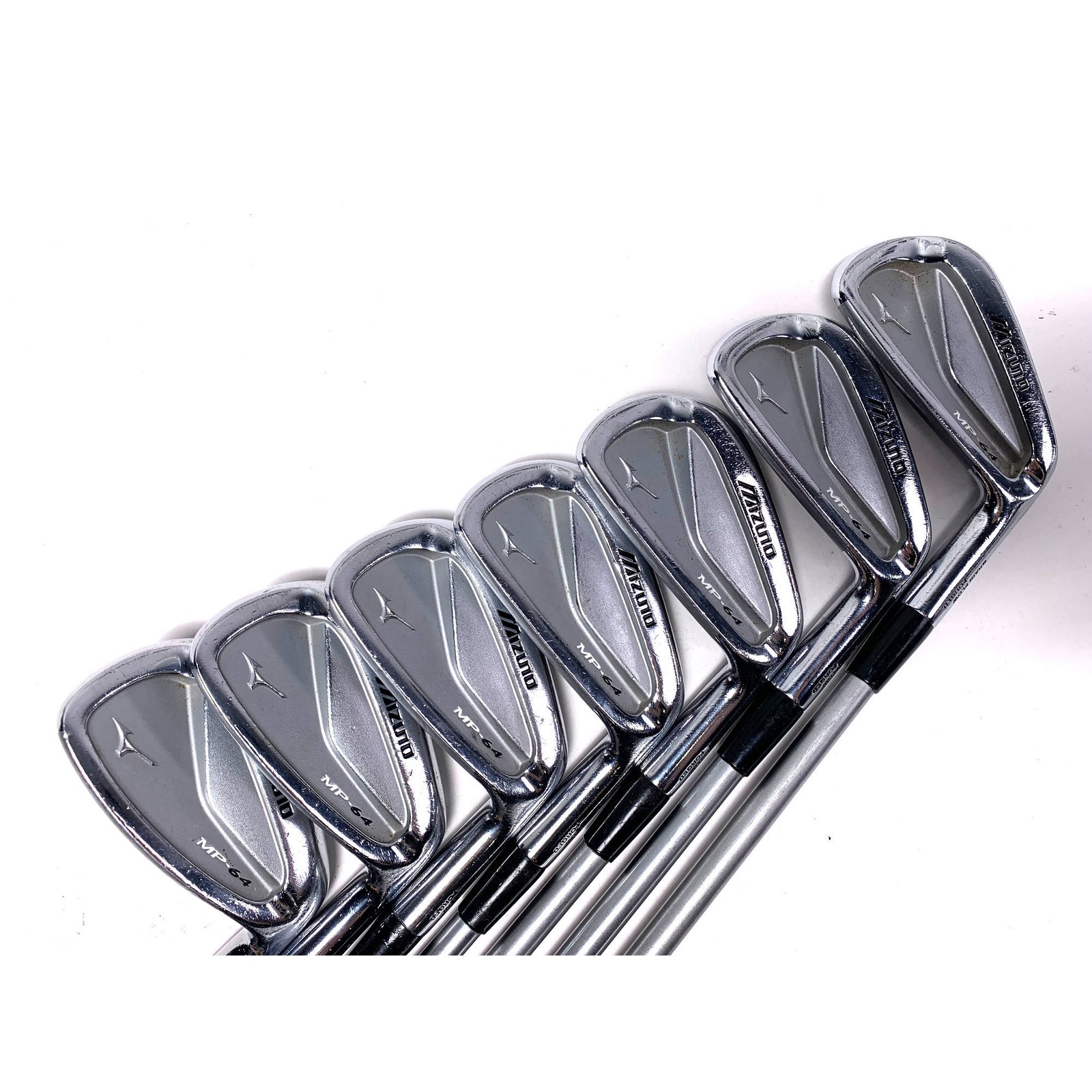 Mizuno MP 64 Iron Set 4-PW KBS Tour C-Taper 120g Stiff Steel Mens RH