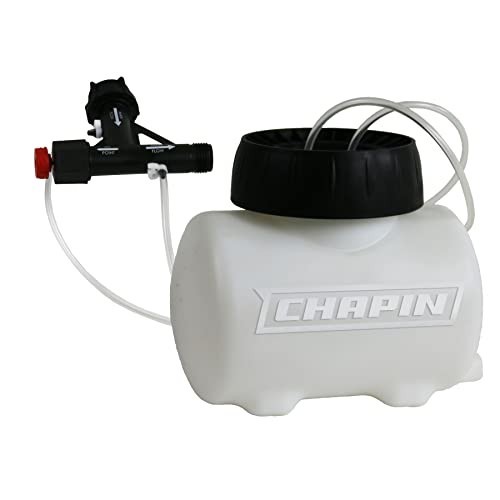 1 Gallon Injection System for Sprinklers & Hose Use, Translucent White