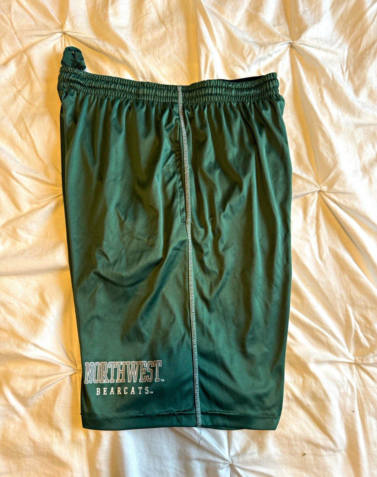 Northwest Missouri State Bearcats Green Athletic Shorts Team Logo Size M