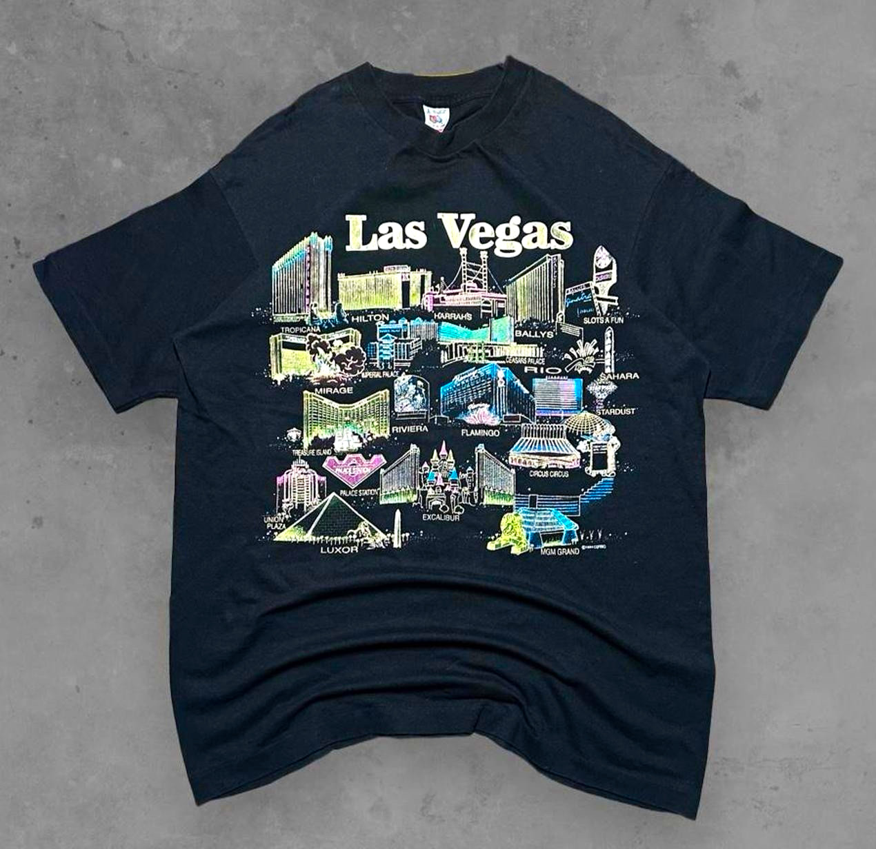 Vintage 1994 Single Stitch Las Vegas Casino Graphic Tee – Large Vintage 1994 Single Stitch Las Vegas Casino Graphic Tee – Large
