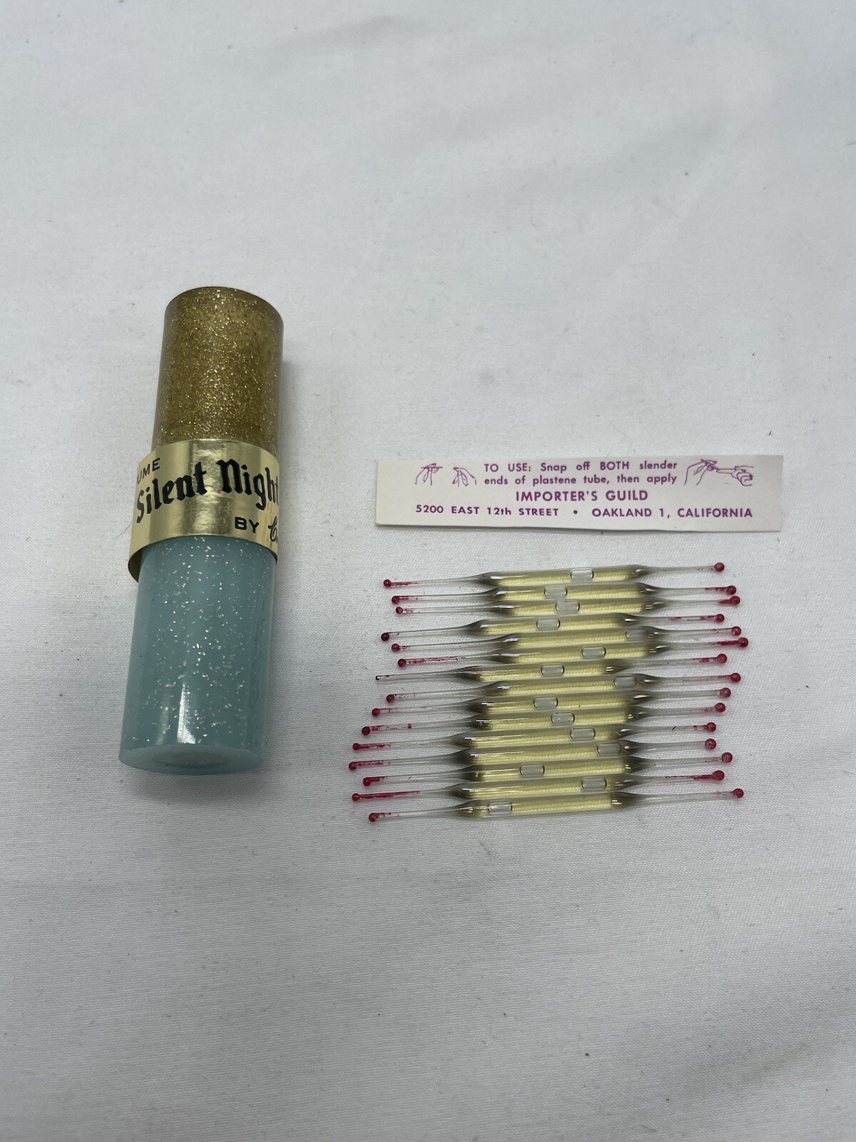 VTG 1955 “Silent Night” Countless Maritza Miniature Perfume Nips - 15 Total VTG 1955 “Silent Night” Countless Maritza Miniature Perfume Nips - 15 Total