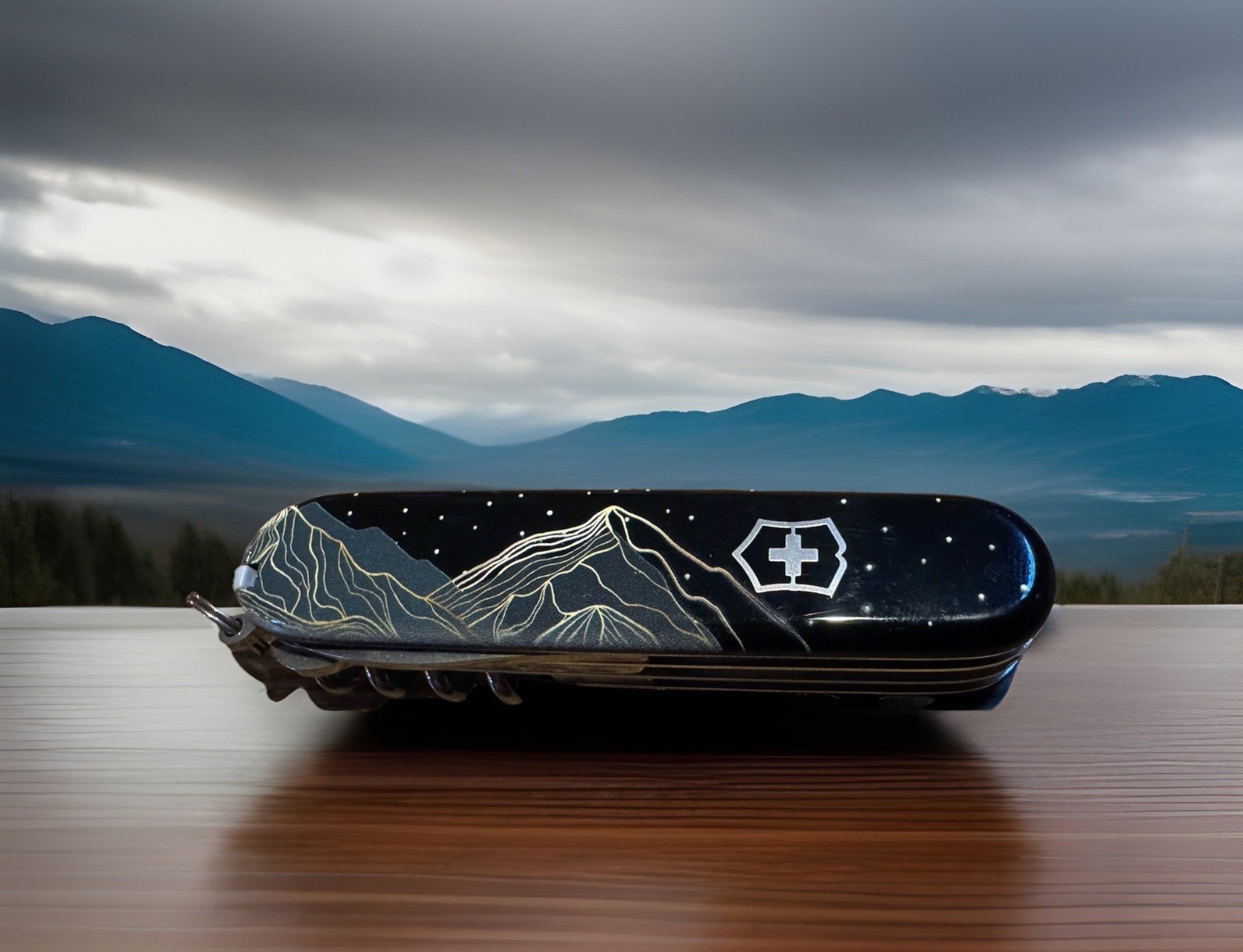 New Victorinox Climber “Mountain Moonrise” Edition 91mm Classic Swiss Army Knife New Victorinox Climber “Mountain Moonrise” Edition 91mm Classic Swiss Army Knife