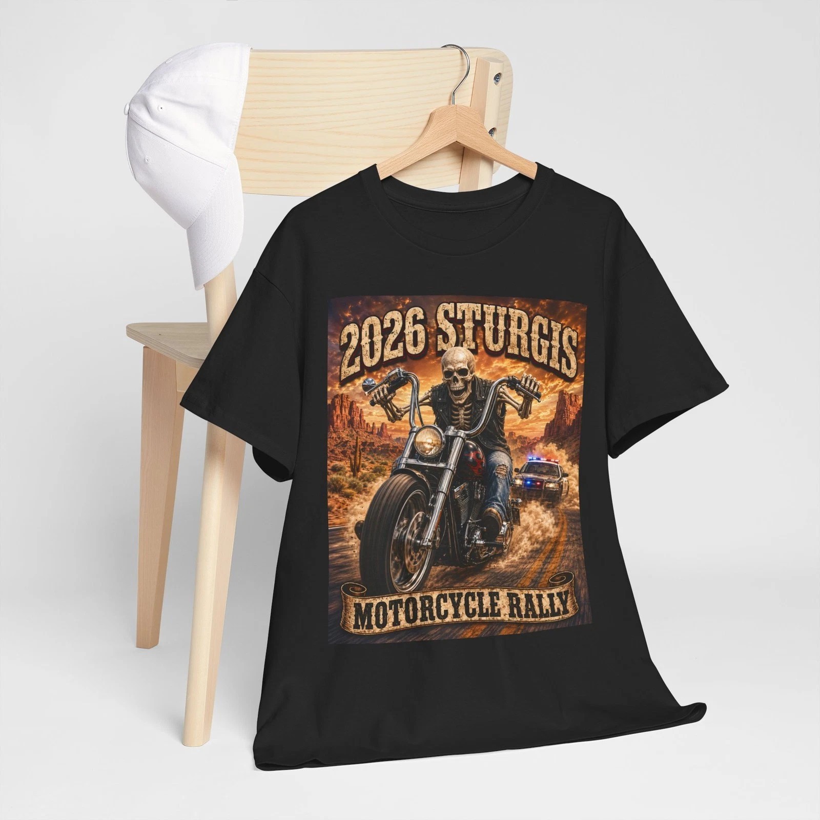 Motorcycle T shirt Biker 2026 Sturgis 86th Motorcycle Rally   Art Sm-XXXL