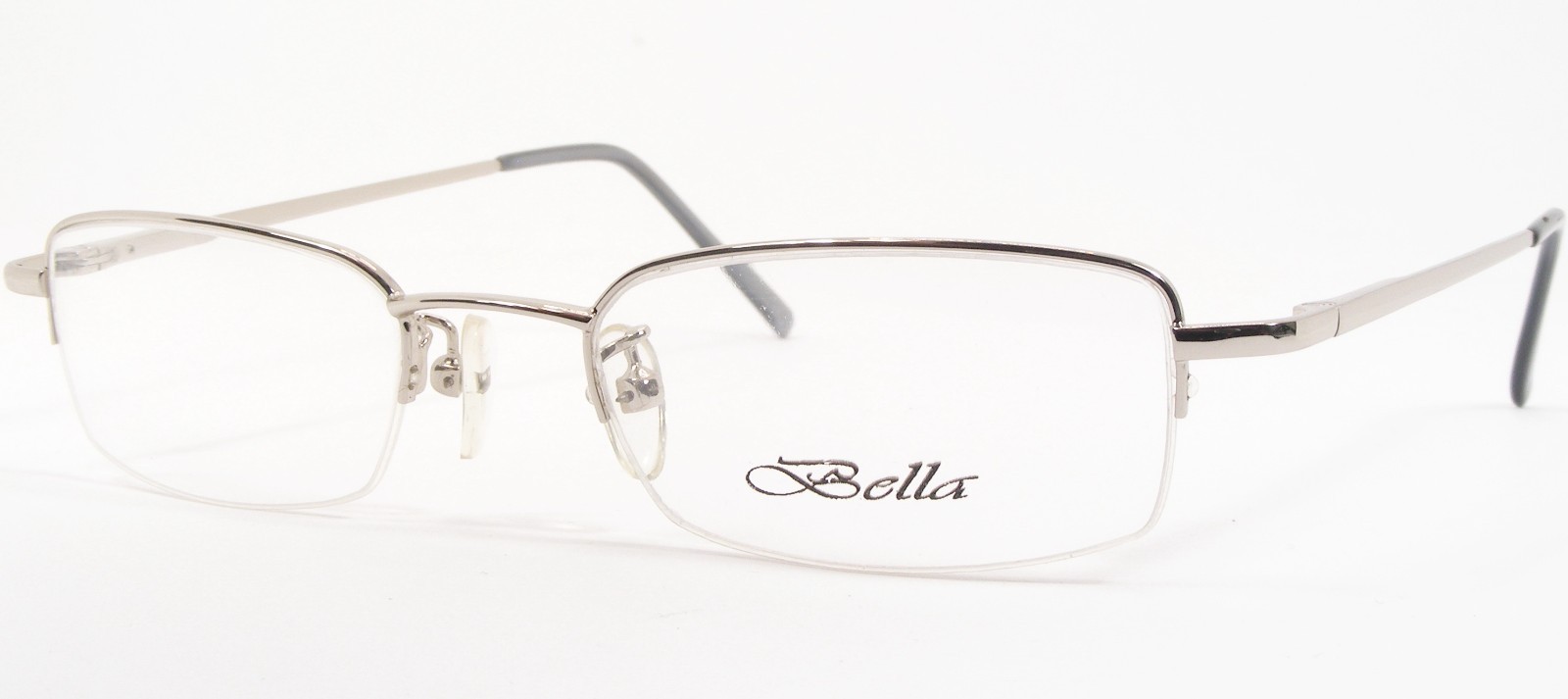Vintage Bella BN043 C1 SILVER UNIQUE RARE EYEGLASSES GLASSES FRAME 49-18-142mm