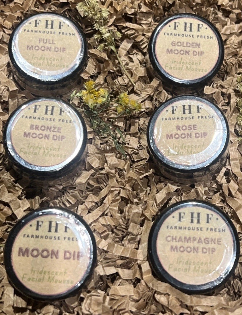 6 FarmHouse Fresh Full Golden Bronze Champagne Rose & Moon Dip Facial Mousse 5 g