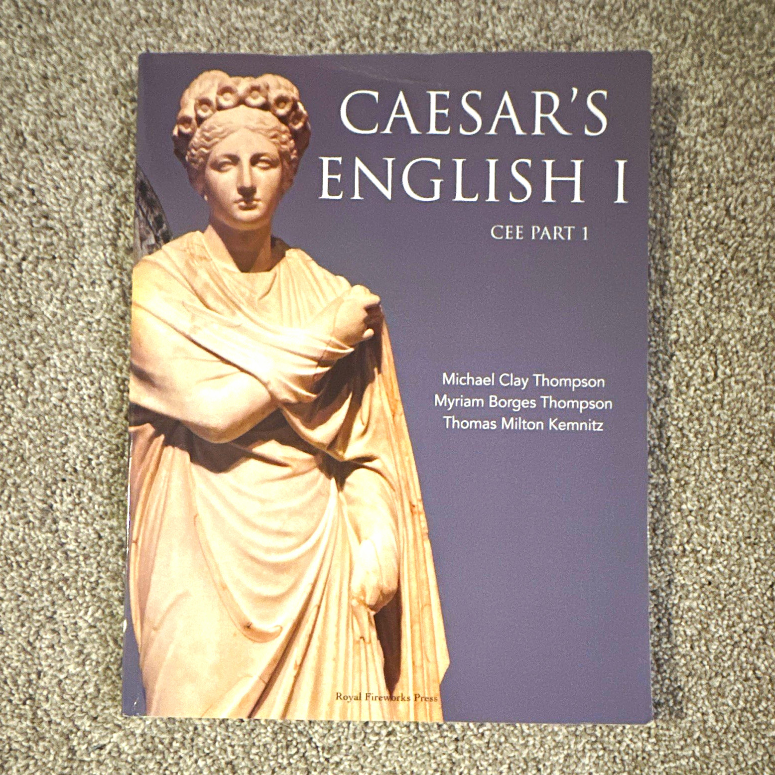 Royal Fireworks Press Caesar\'s English I CEE Part 1 Paperback Textbook MCT Royal Fireworks Press Caesar\'s English I CEE Part 1 Paperback Textbook MCT