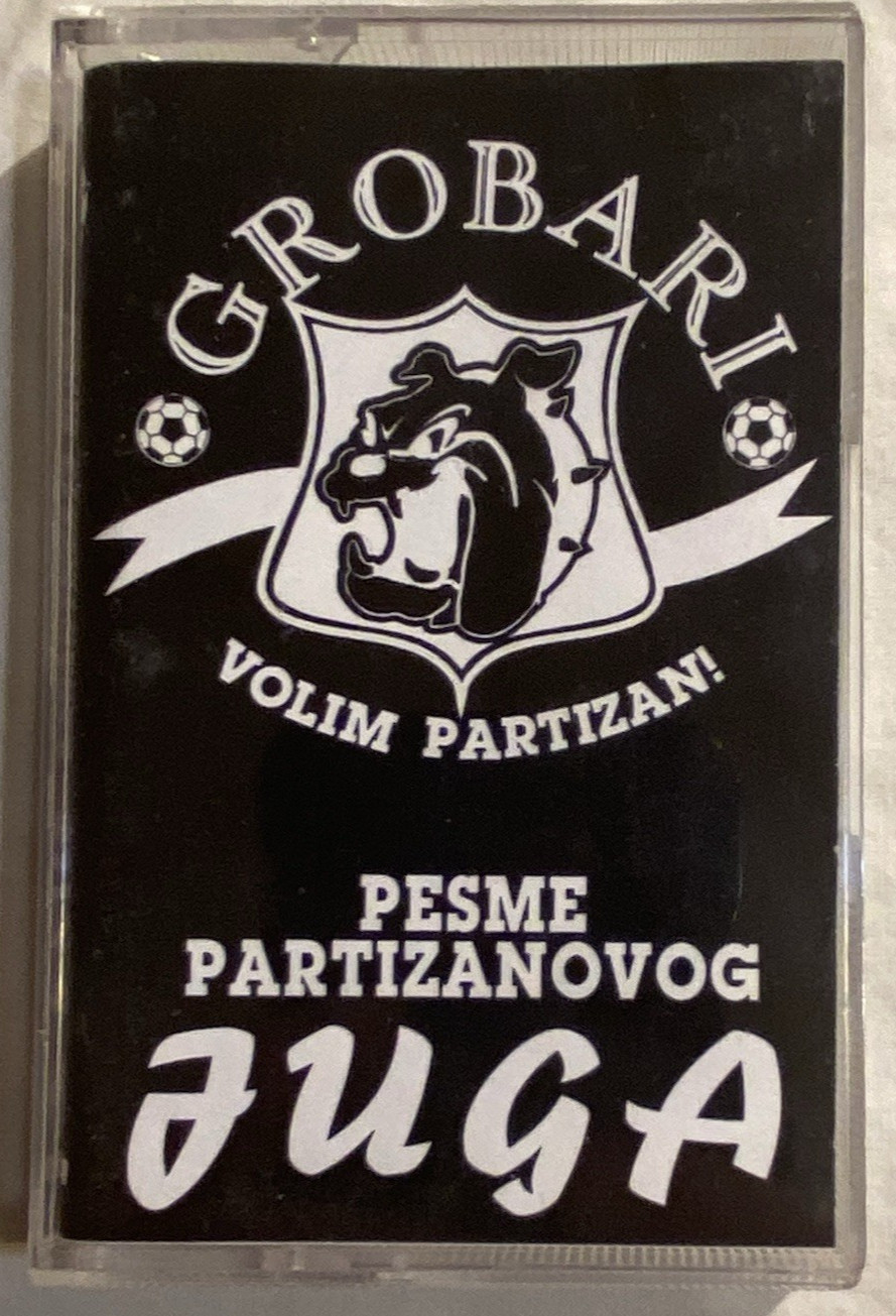 Rare FK PARTIZAN Football Club Tape BELGRADE SERBIA SOCCER Techno GROBARI FC