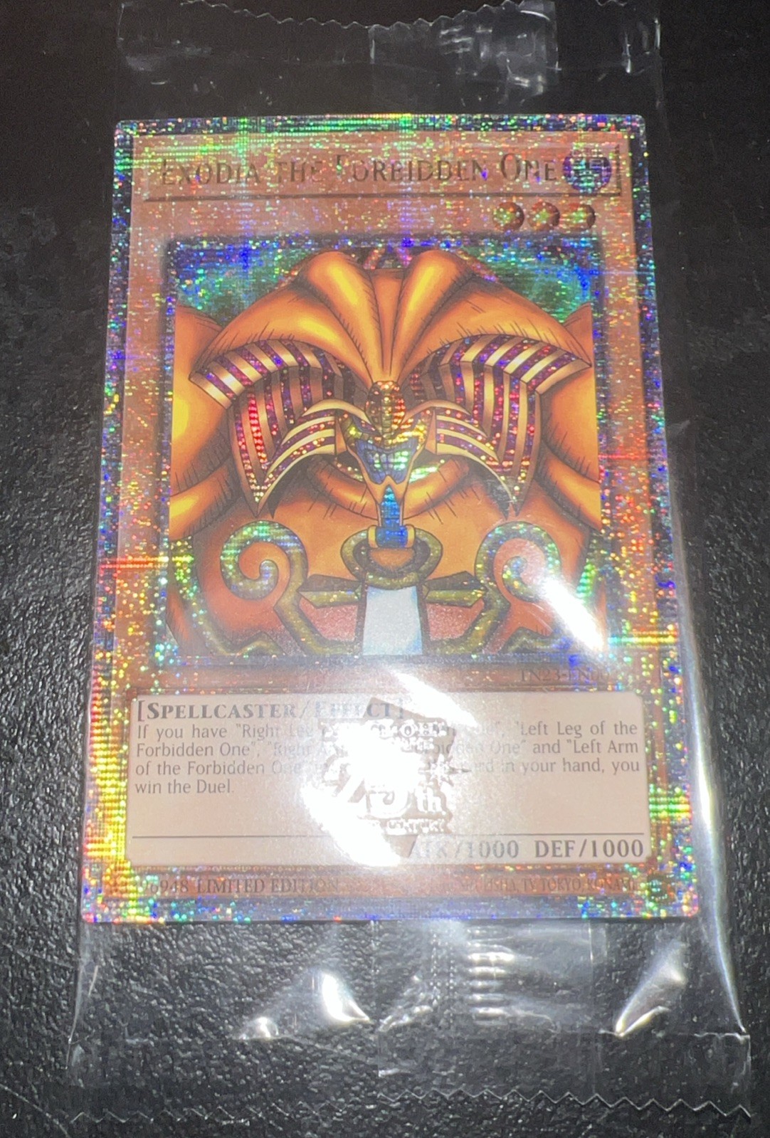 Yu-Gi-Oh 25th Anniversary Exodia the Forbidden One TN23-EN002 - Sealed
