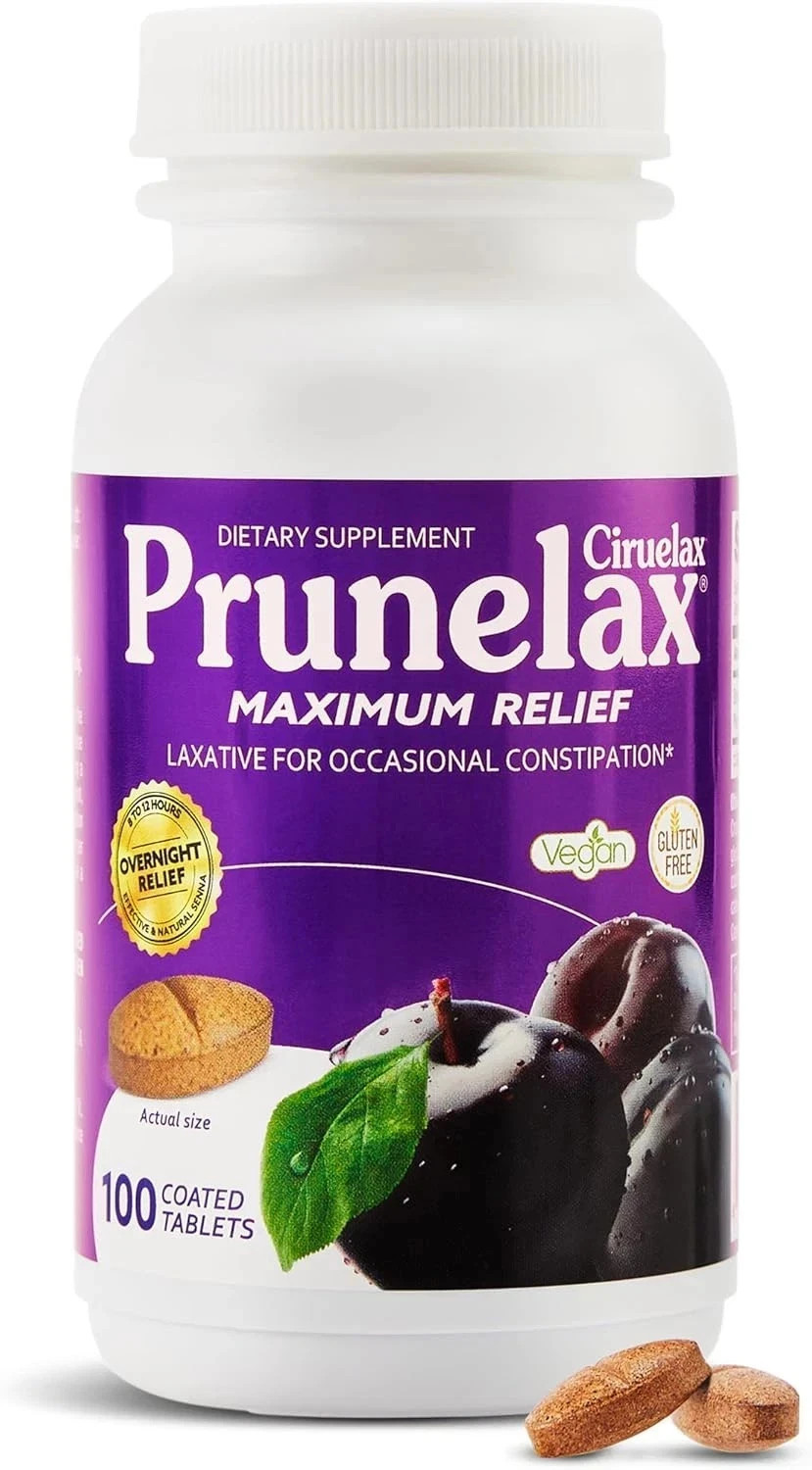 Prunelax Ciruelax Natural Laxative Tablets - 100 Count Prunelax Ciruelax Natural Laxative Tablets - 100 Count
