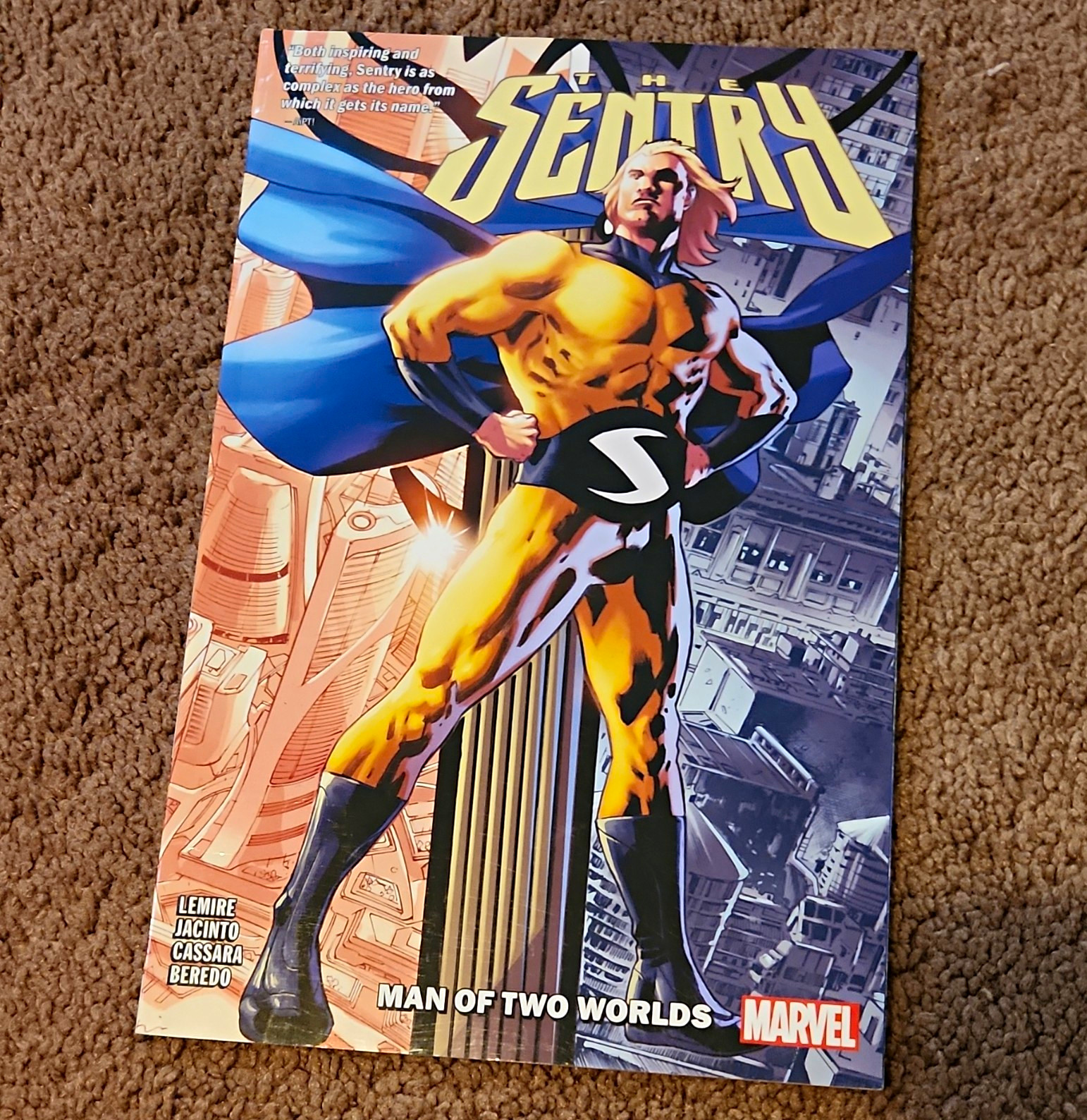 Marvel The Sentry: Man of Two Worlds Trade Paperback Lemire Jacinto