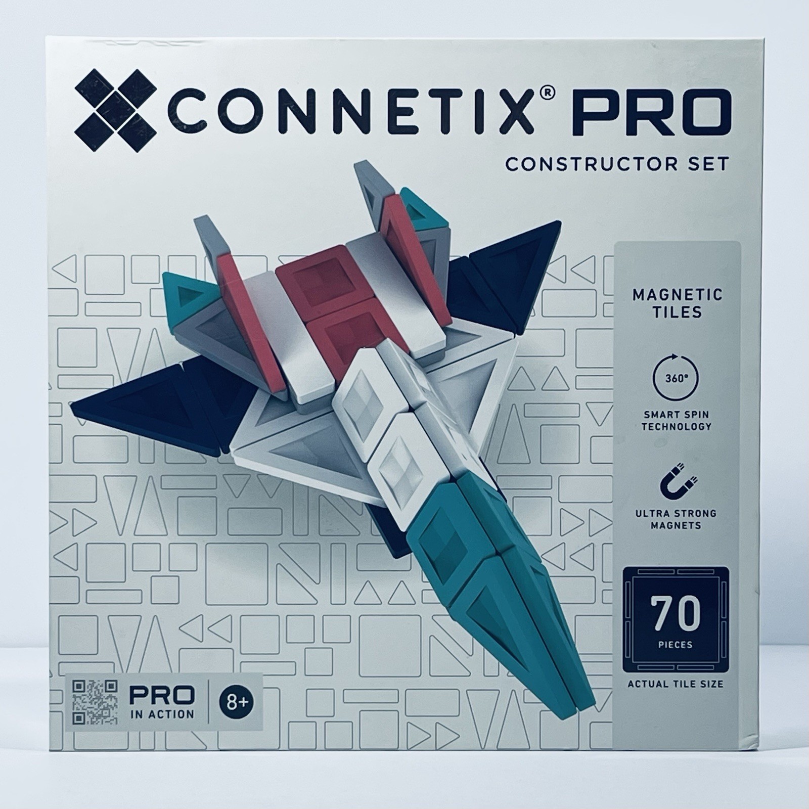 New CONNETIX Pro Magnetic Tiles Constructor Set 70pcs With Smart Spin Technology New CONNETIX Pro Magnetic Tiles Constructor Set 70pcs With Smart Spin Technology
