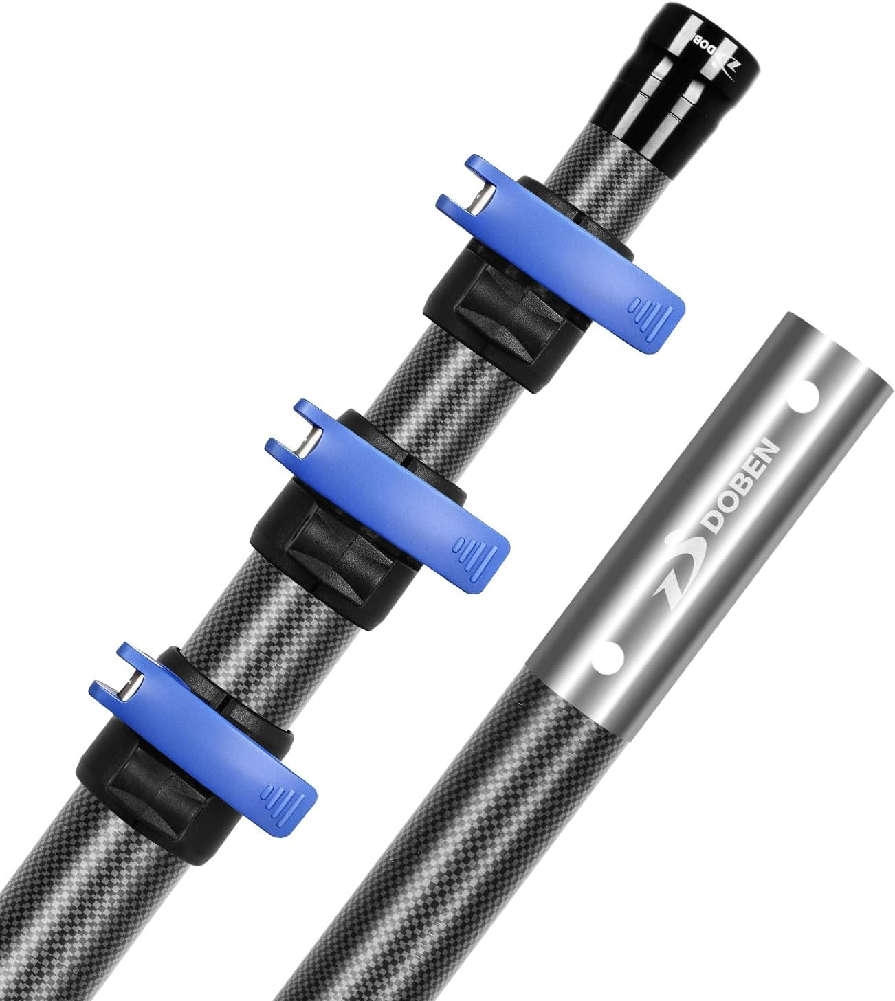 16FT Carbon Fiber Telescopic Pool Pole with Quick Lock
