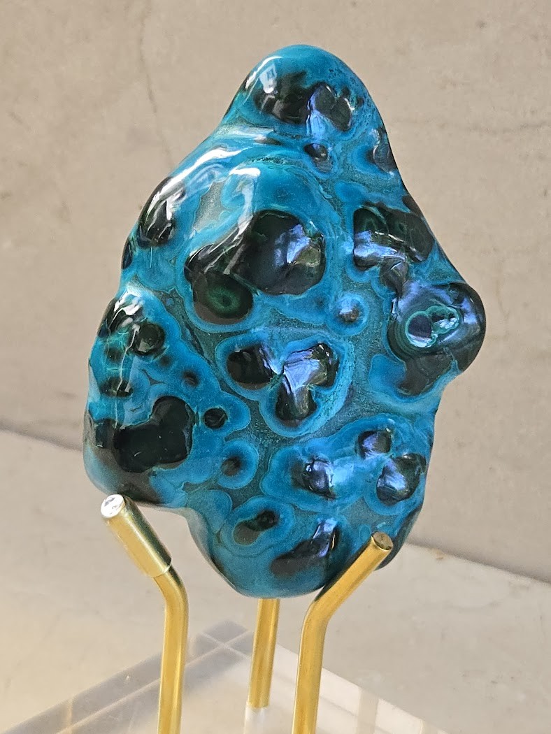 Chrysocolla-Malachite Large (85mm, 283gm) Natural Collectible Decorative