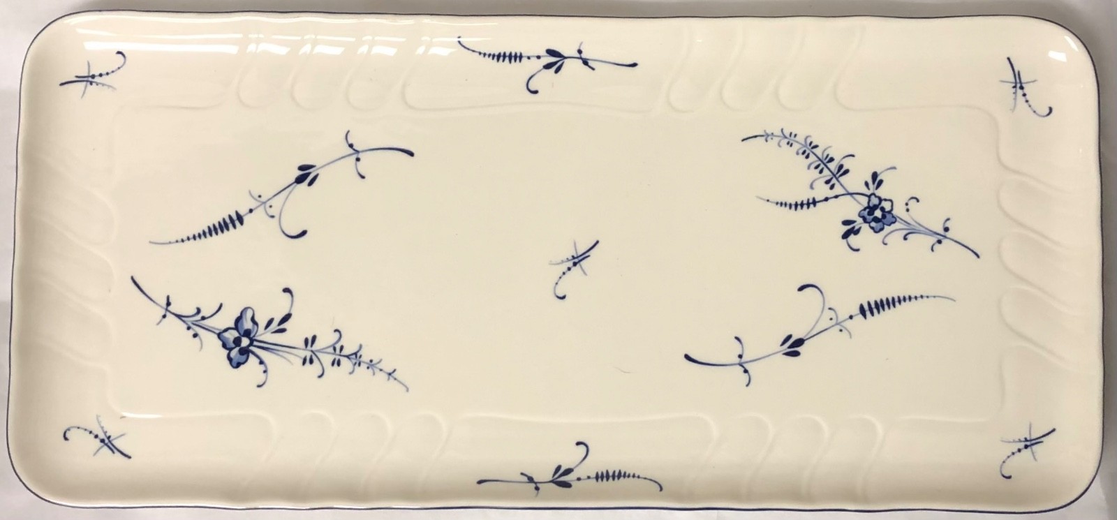 VILLEROY & BOCH VIEUX LUXEMBOURG RECTANGLE SERVING PLATE TRAY 13 1/2\
