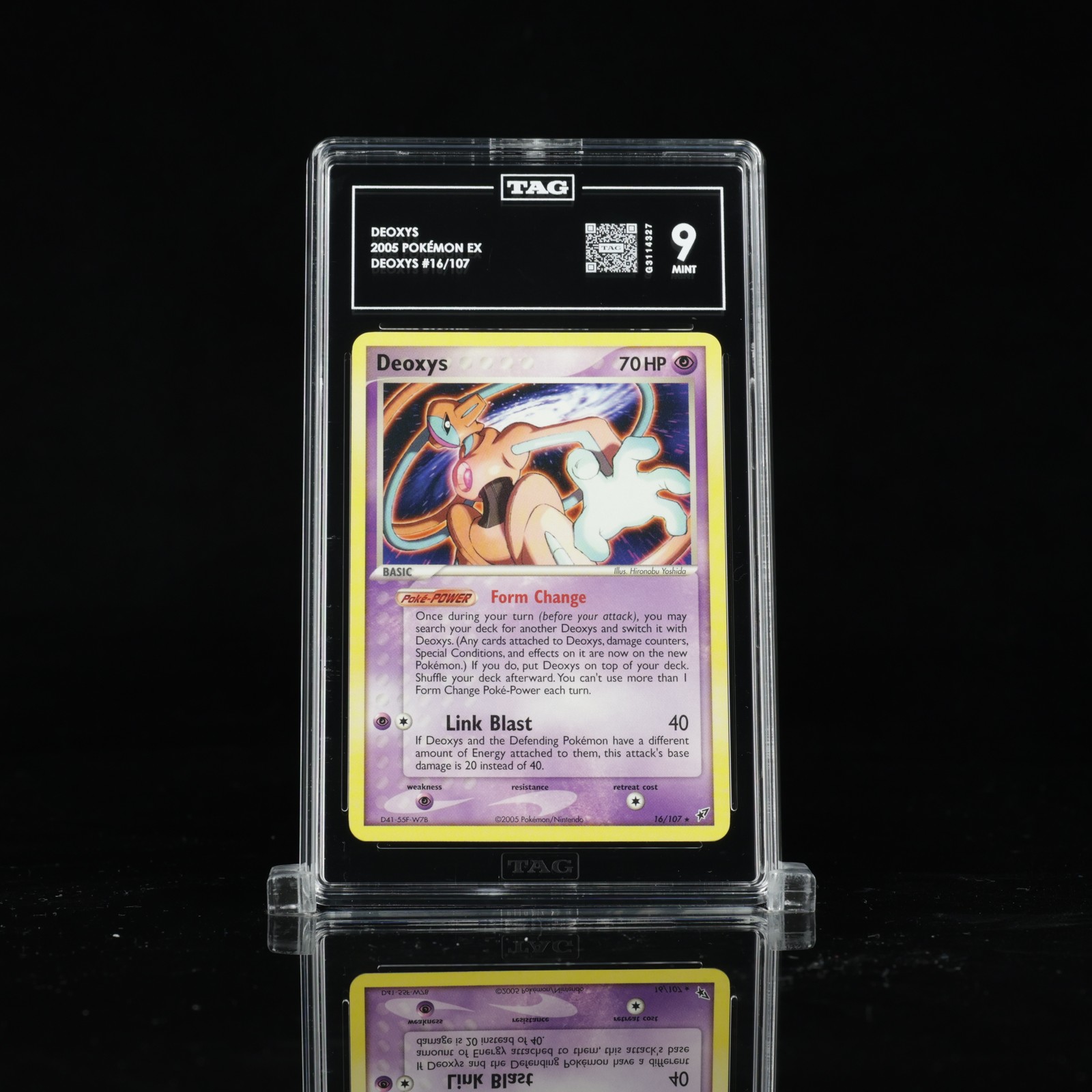 2005 Pokémon Deoxys #16/107 Deoxys TAG 9 MINT