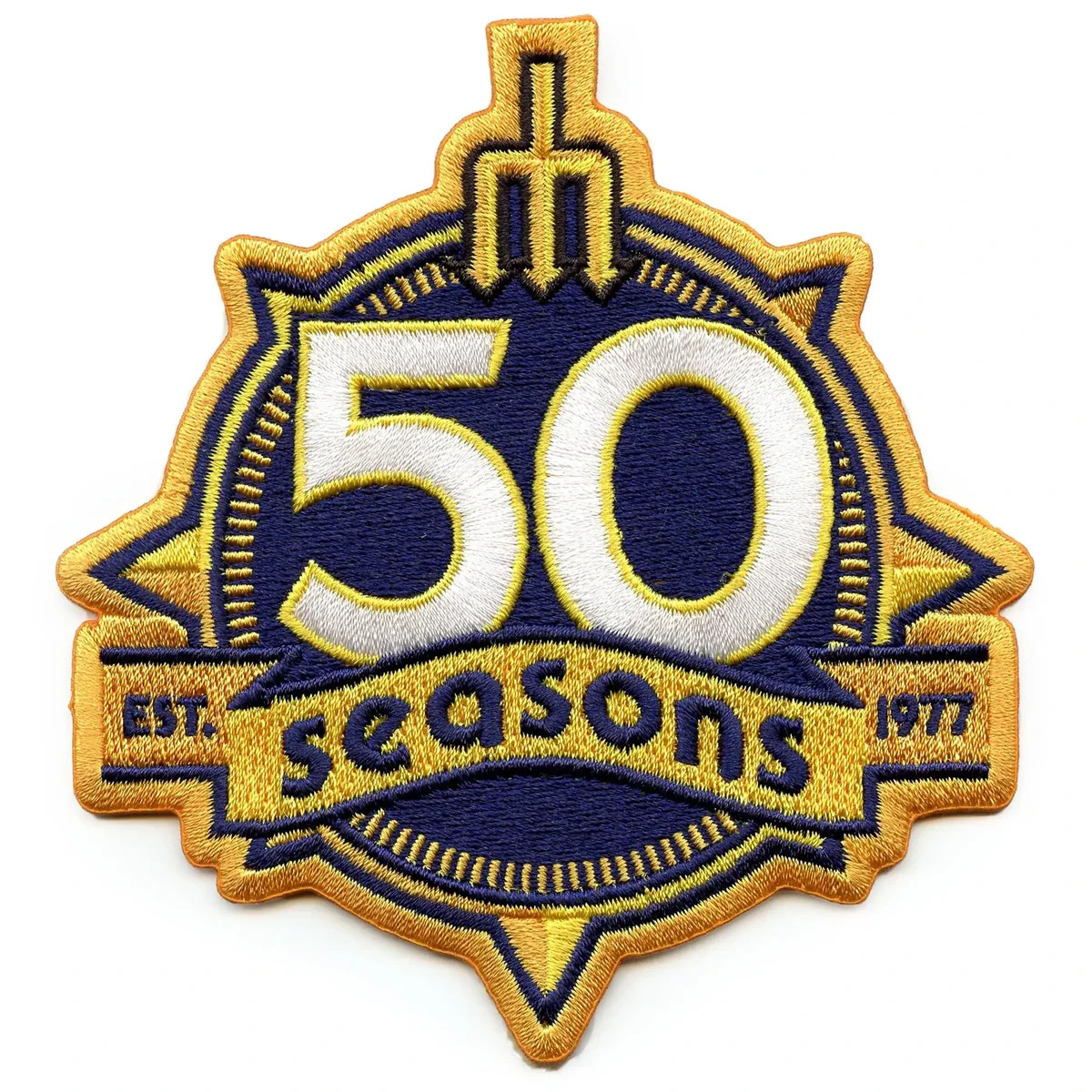 2026 Seattle Mariners 50th Anniversary Sleeve Patch Official MLB Logo 2026 Seattle Mariners 50th Anniversary Sleeve Patch Official MLB Logo