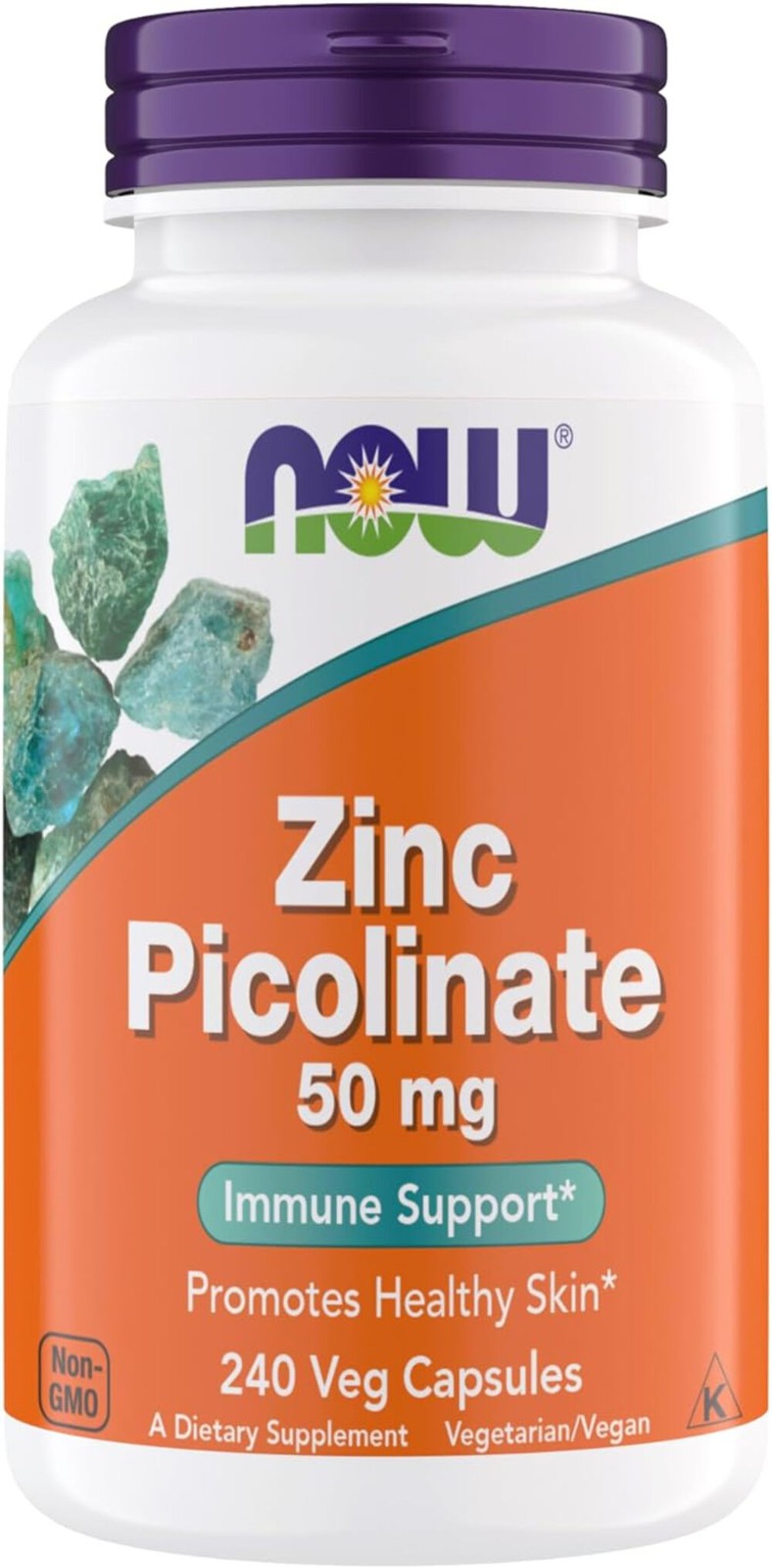 Now Foods Zinc Picolinate 50 mg 240 vcaps