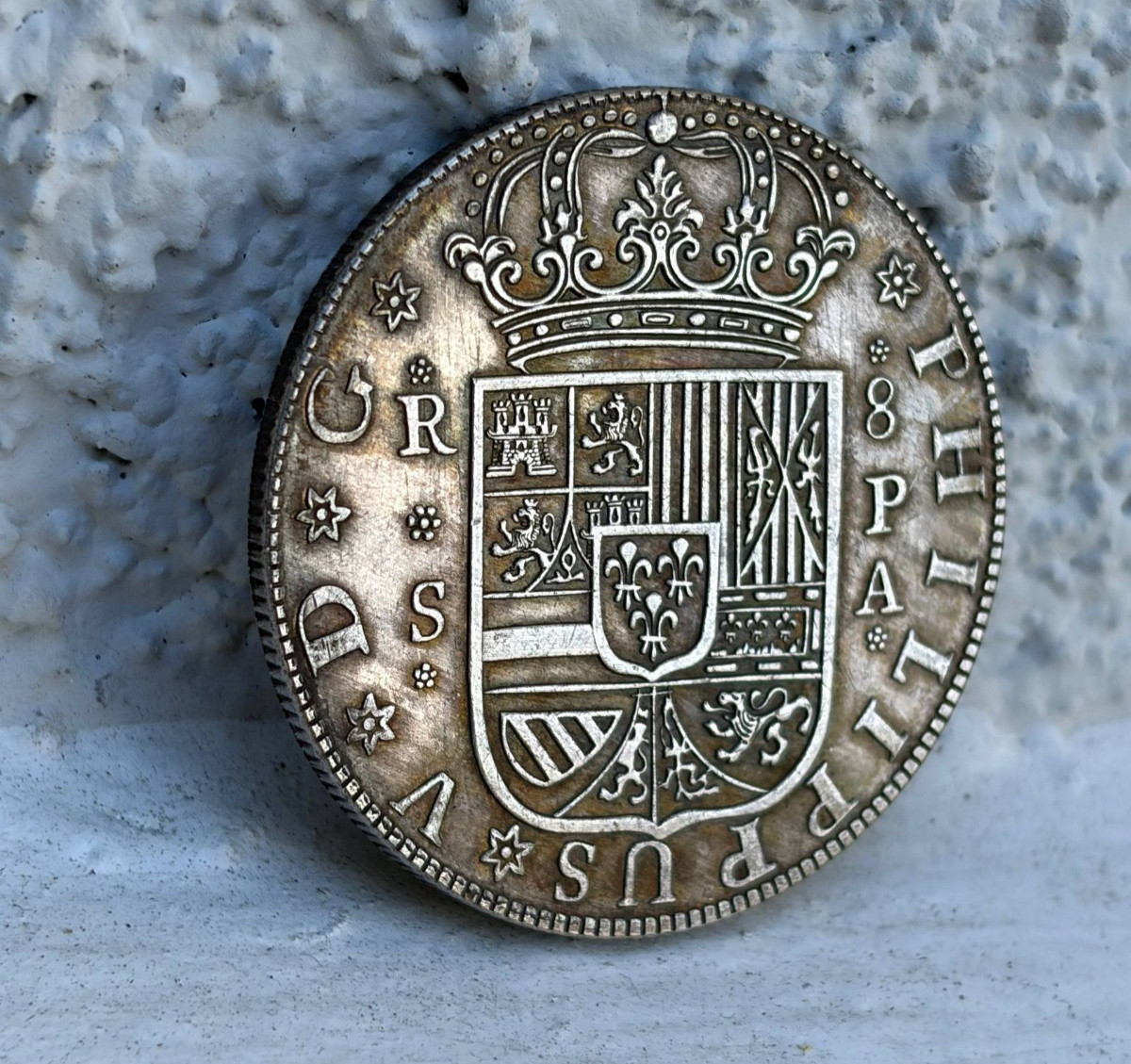 1731 8 REAL SPAIN PHILIPPUS V