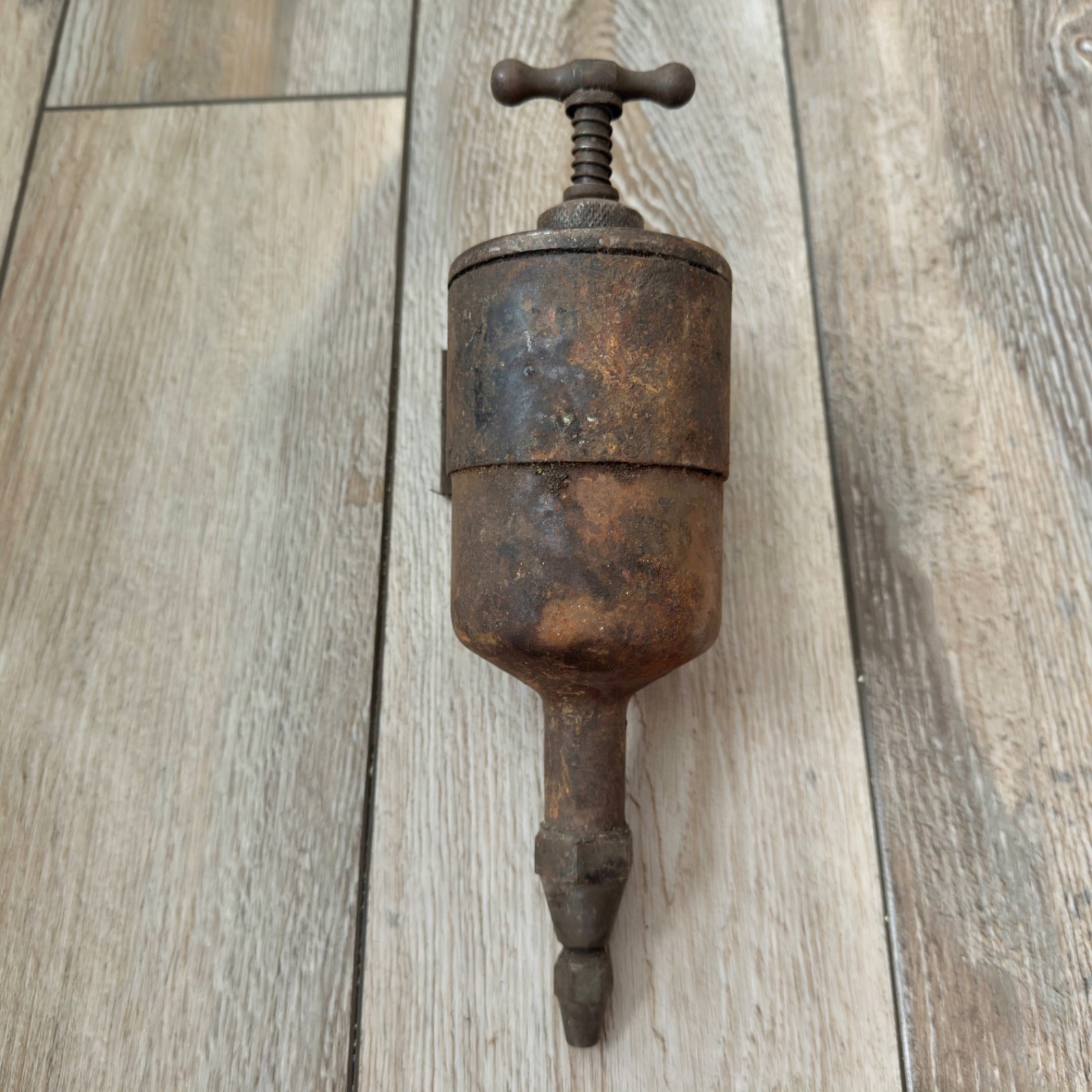 Vintage Antique 1920s Chrysler Brake Fluid T Handle Reservoir For Restoration