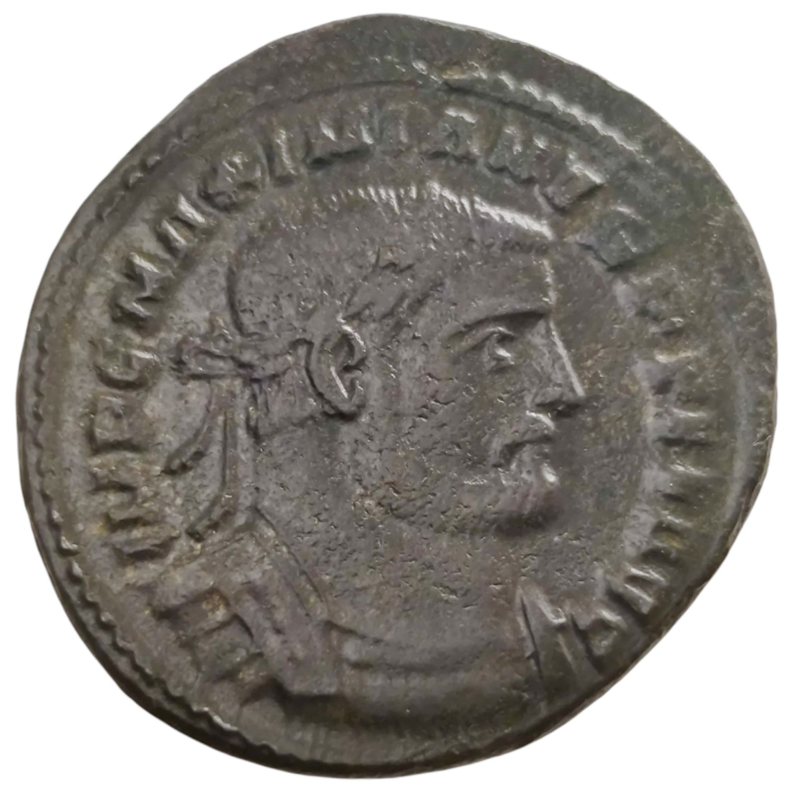 Follis Galerius as Augustus Rauceby Hoard Roman Empire Londinium Mint 11H