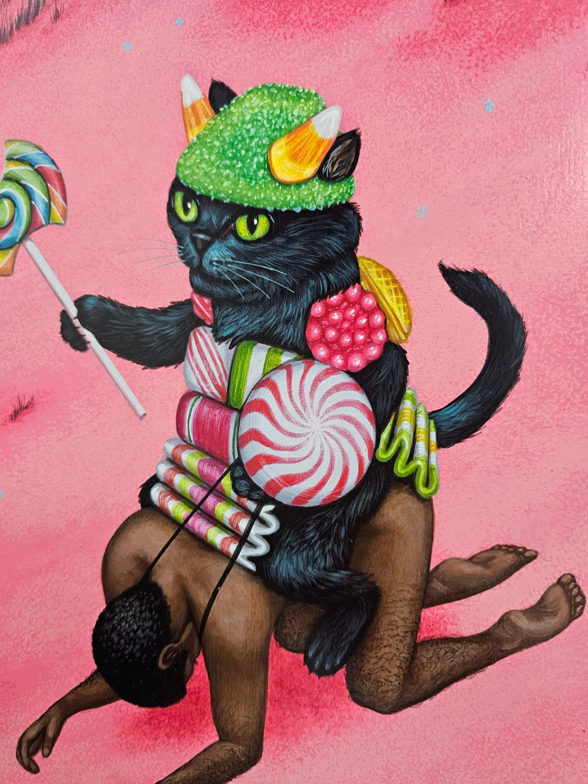 casey Weldon Chonkerer acrylic painting unique Artwork