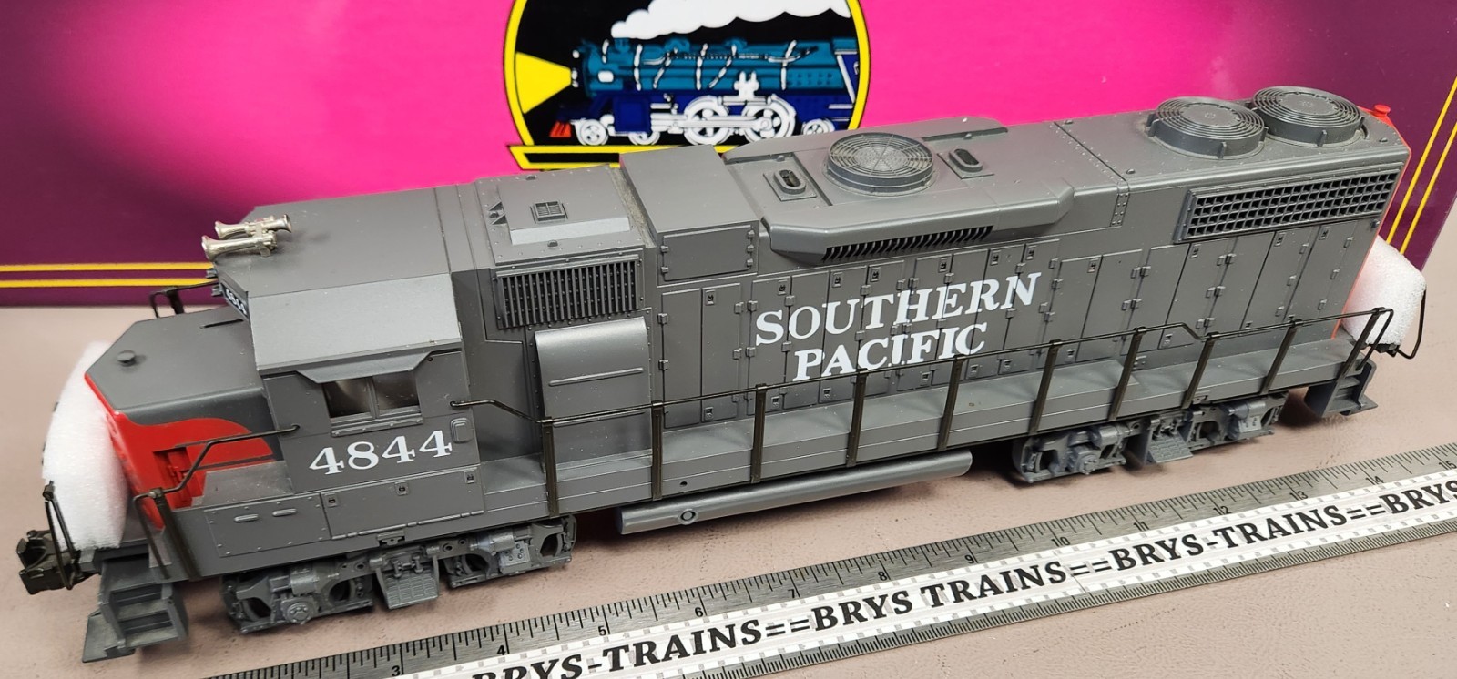 MTH O Gauge 20-2156-1 Southern Pacific GP38-2 #4844 ProtoSound 1 N/OB [KP6]
