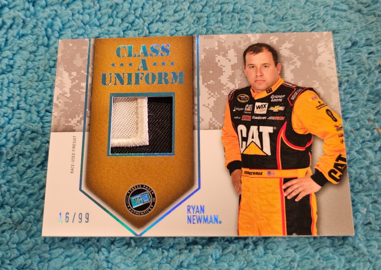 2014 Press Pass NASCAR Class A Uniform Ryan Newman CAU-RN 16/99