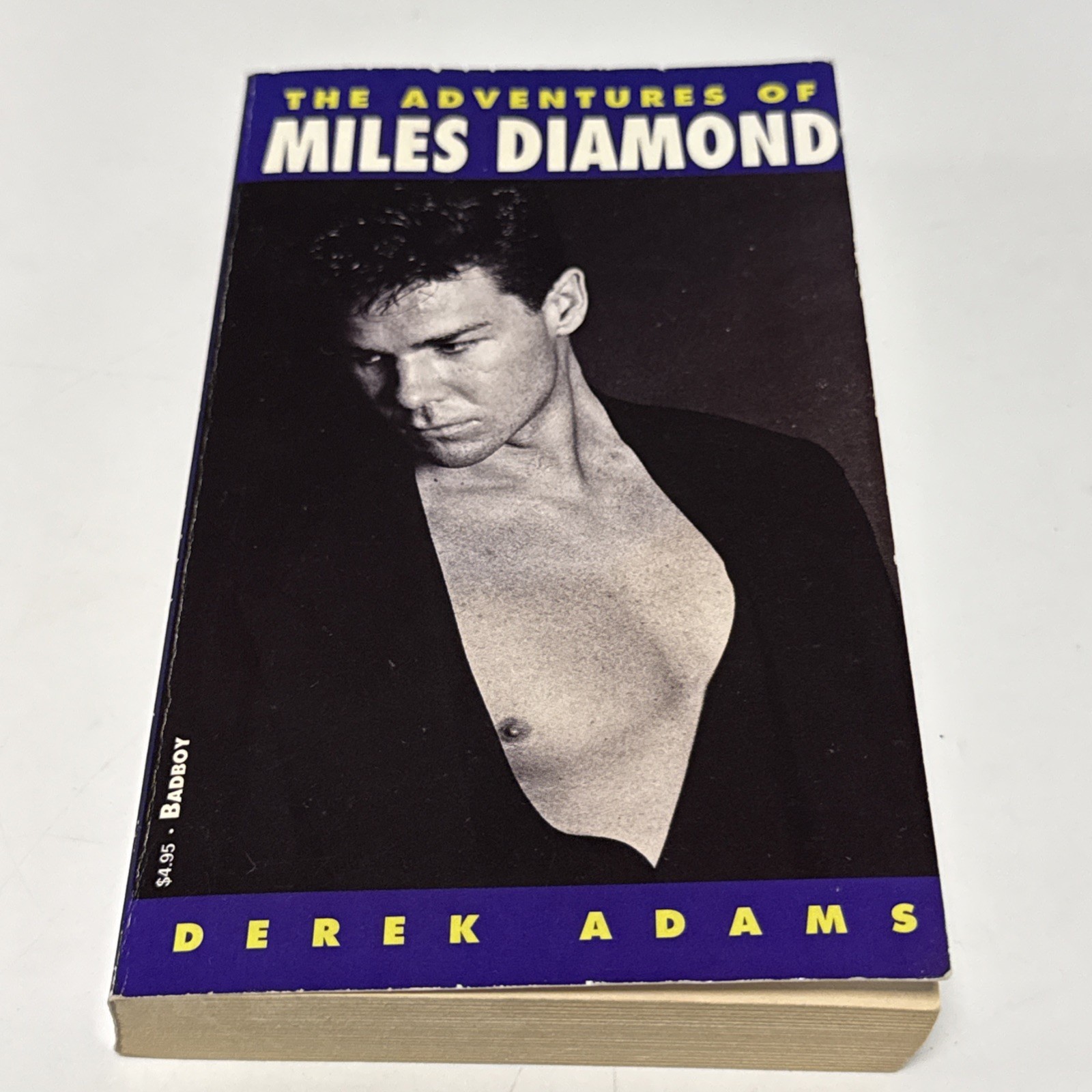 Vtg 1993 Gay Pulp Fiction Paperbk ADVENTURES OF MILES DIAMOND Derek Adams 1st Pr Vtg 1993 Gay Pulp Fiction Paperbk ADVENTURES OF MILES DIAMOND Derek Adams 1st Pr