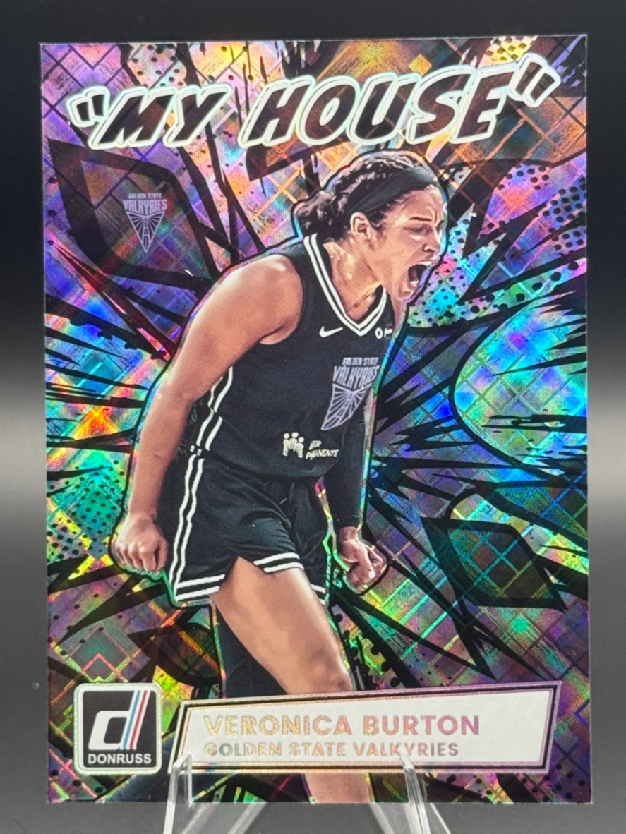 2026 Panini Donruss WNBA Veronica Burton #7 My House Diamond Holo SP Valkyries