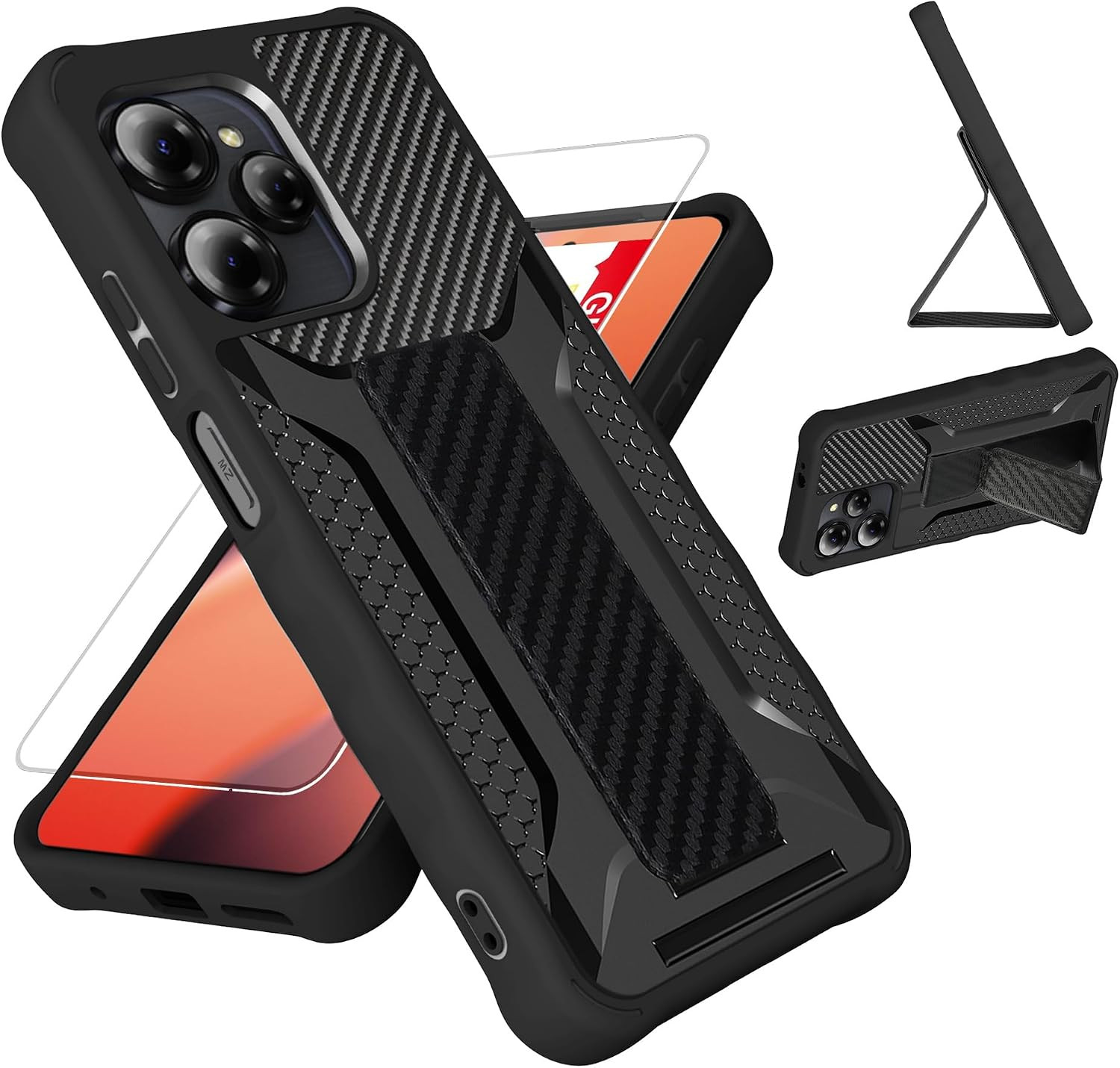Case Compatible for BLU View Speed Ultra 5G Phone Case B1660V Stand Cover [ Case Compatible for BLU View Speed Ultra 5G Phone Case B1660V Stand Cover [