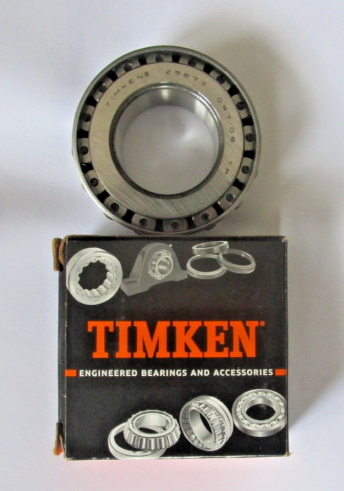 1 NEW TIMKEN 25877 TAPER ROLLER BEARING CONE NIB 1 NEW TIMKEN 25877 TAPER ROLLER BEARING CONE NIB