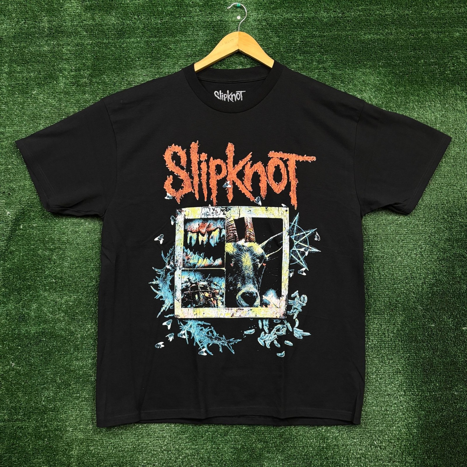 Slipknot Eeyore the Goat Double Sided Rock T-Shirt Size Extra Large Slipknot Eeyore the Goat Double Sided Rock T-Shirt Size Extra Large