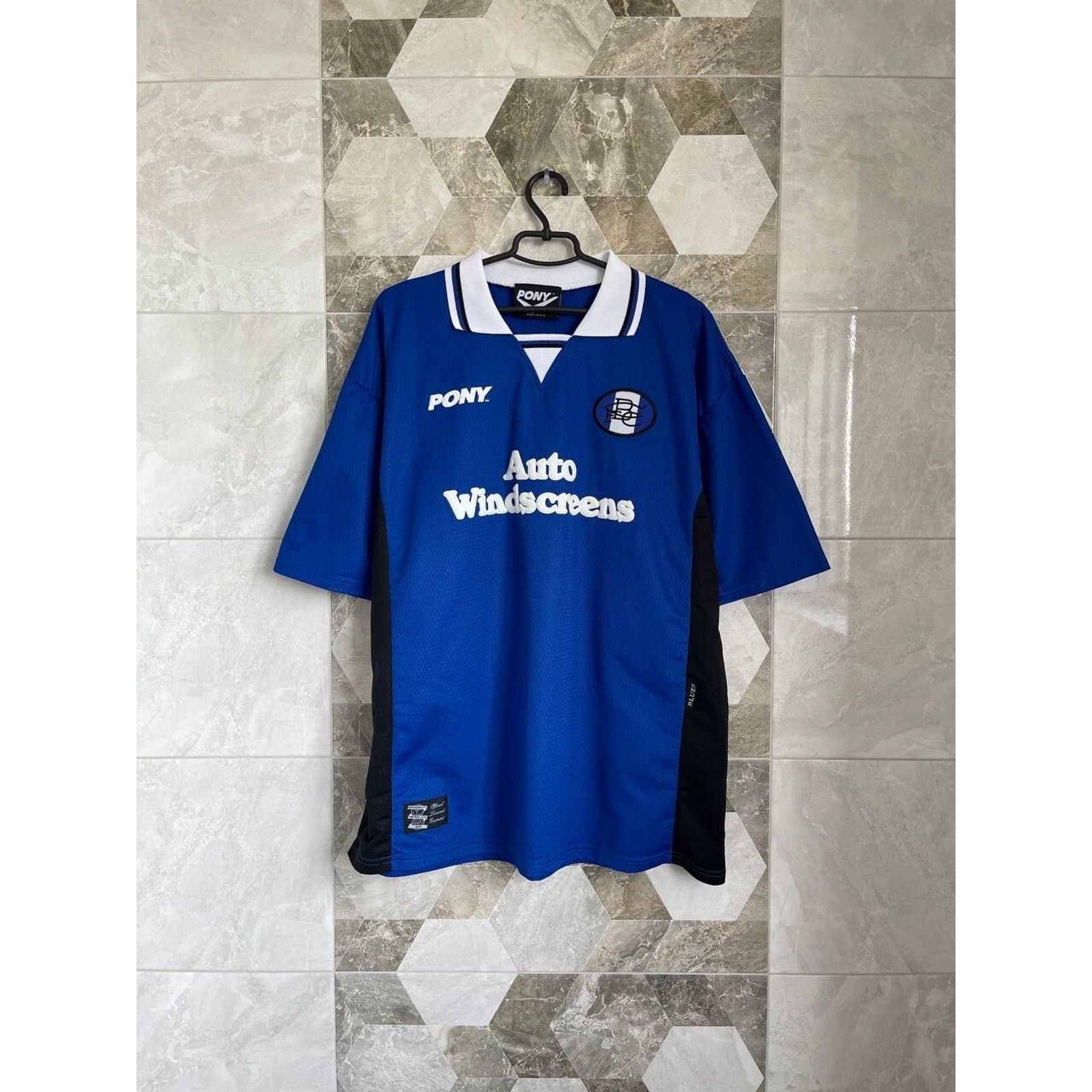 Vintage Pony Birmingham City 1996 1997 Home Soccer Jersey Football Shirt size XL