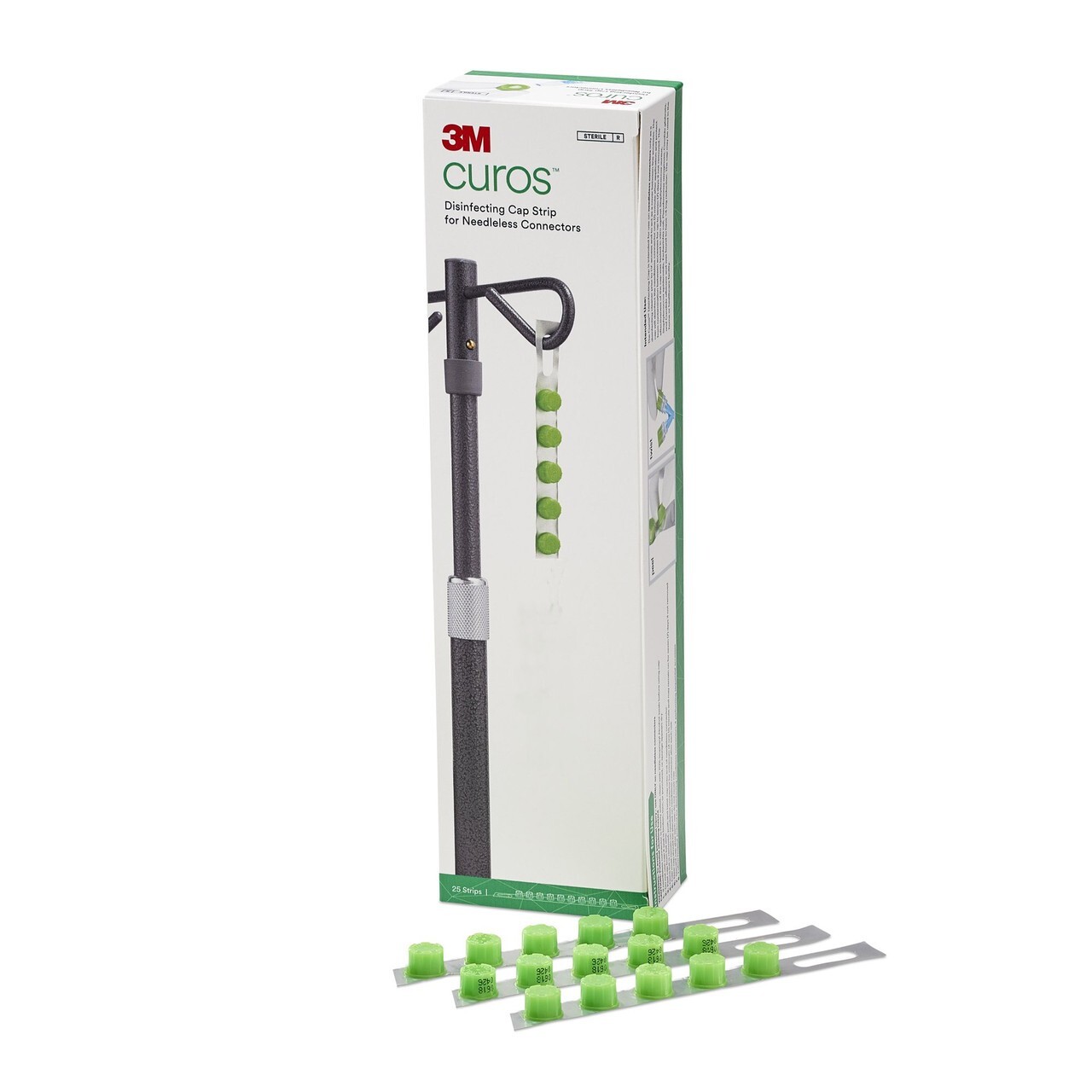 3M Curos Disinfecting Cap for Ports, PICC, IV Needleless Connectors - 50 ct 3M Curos Disinfecting Cap for Ports, PICC, IV Needleless Connectors - 50 ct
