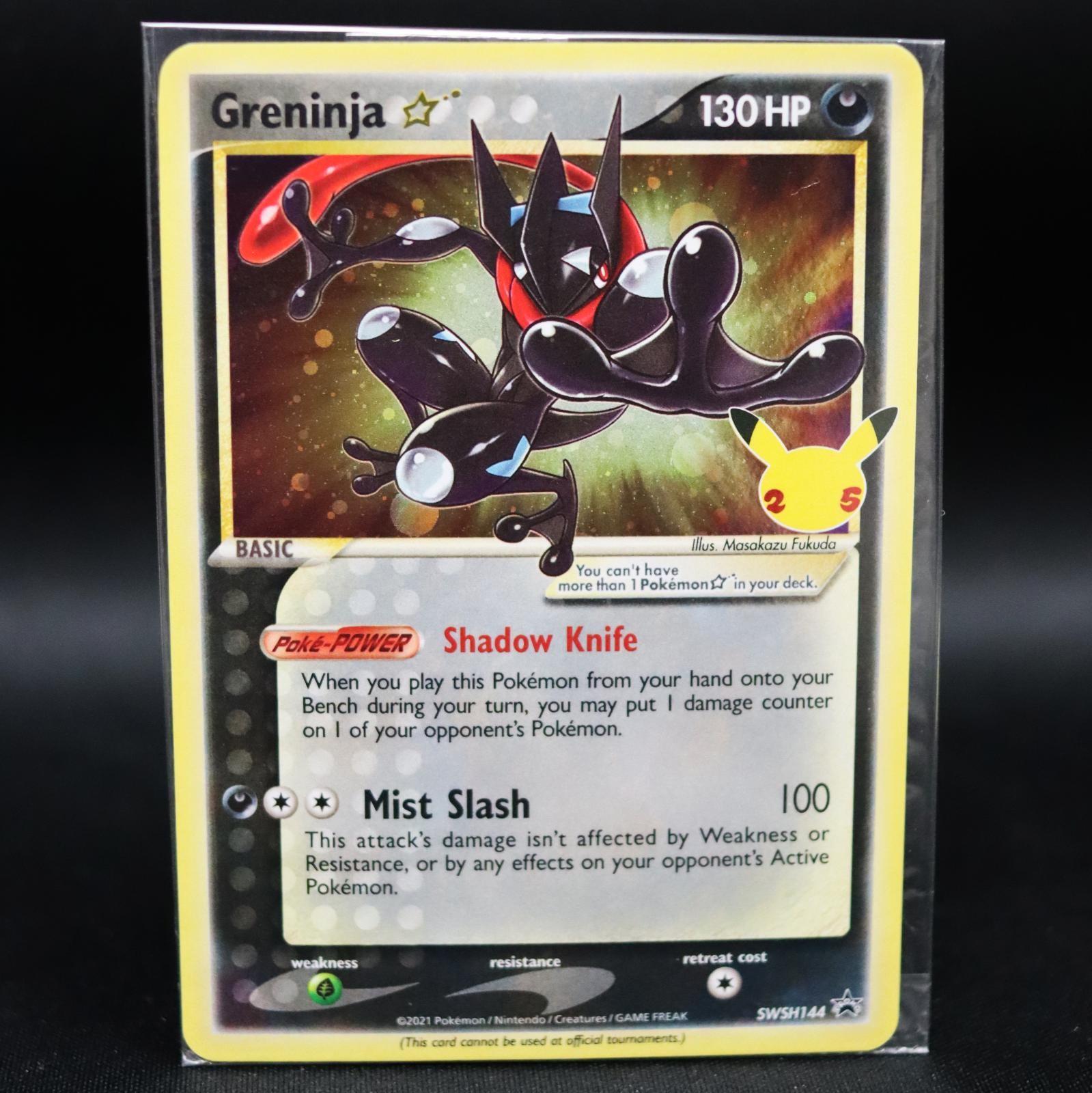 Greninja Star SWSH144 Promo Sword & Shield Promo Pokemon Holo LP ✨ Sealed