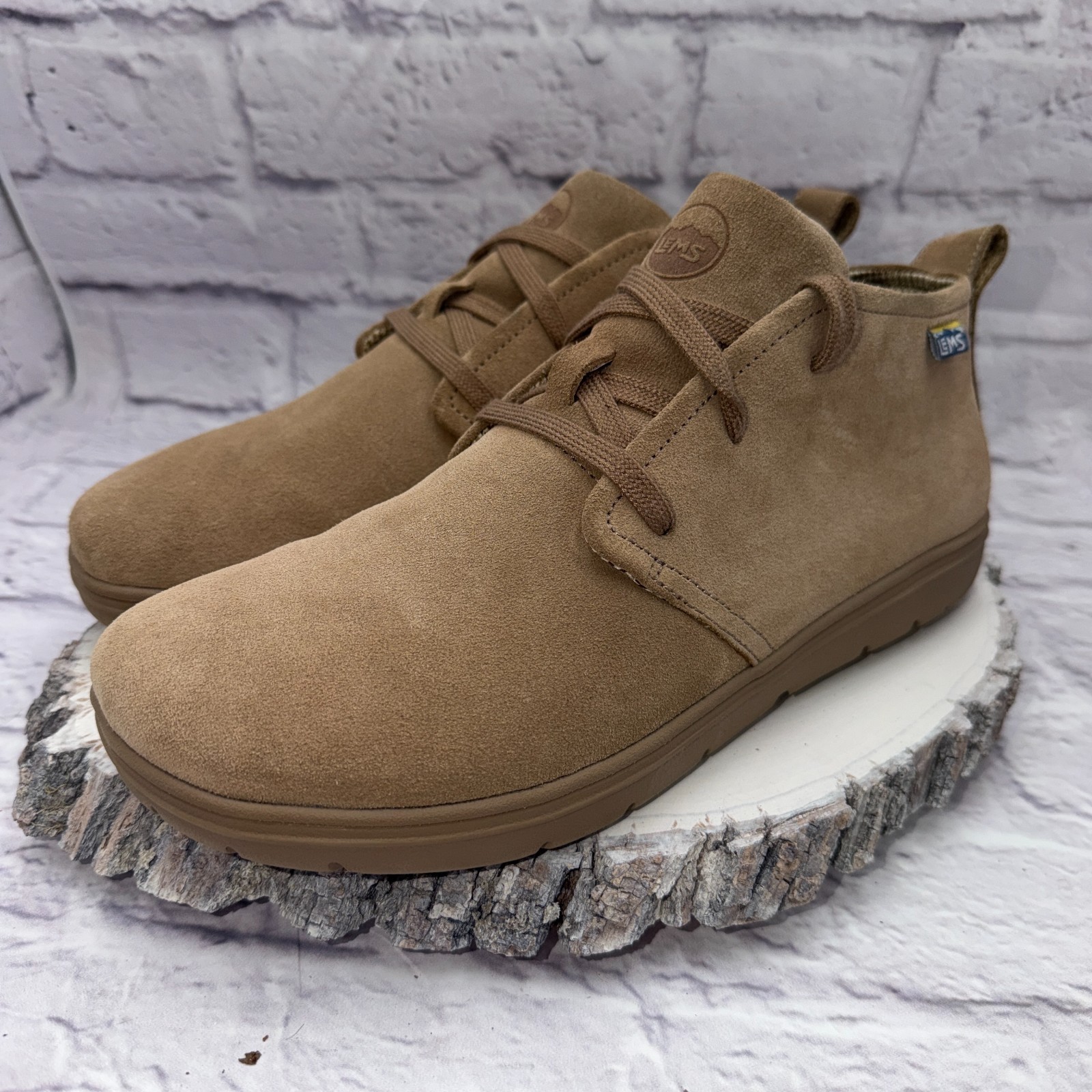 Lems Chukka Sandstone Suede Barefoot Minimalist Boots Men 11 Women 12.5 EUC Lems Chukka Sandstone Suede Barefoot Minimalist Boots Men 11 Women 12.5 EUC