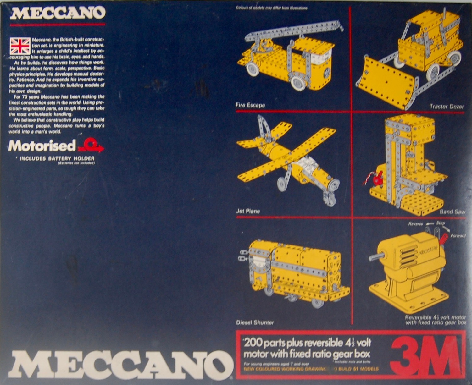 Vintage Meccano No Set 3M 1975. All manuals. Complete. Boxed. Superb Condition. Vintage Meccano No Set 3M 1975. All manuals. Complete. Boxed. Superb Condition.
