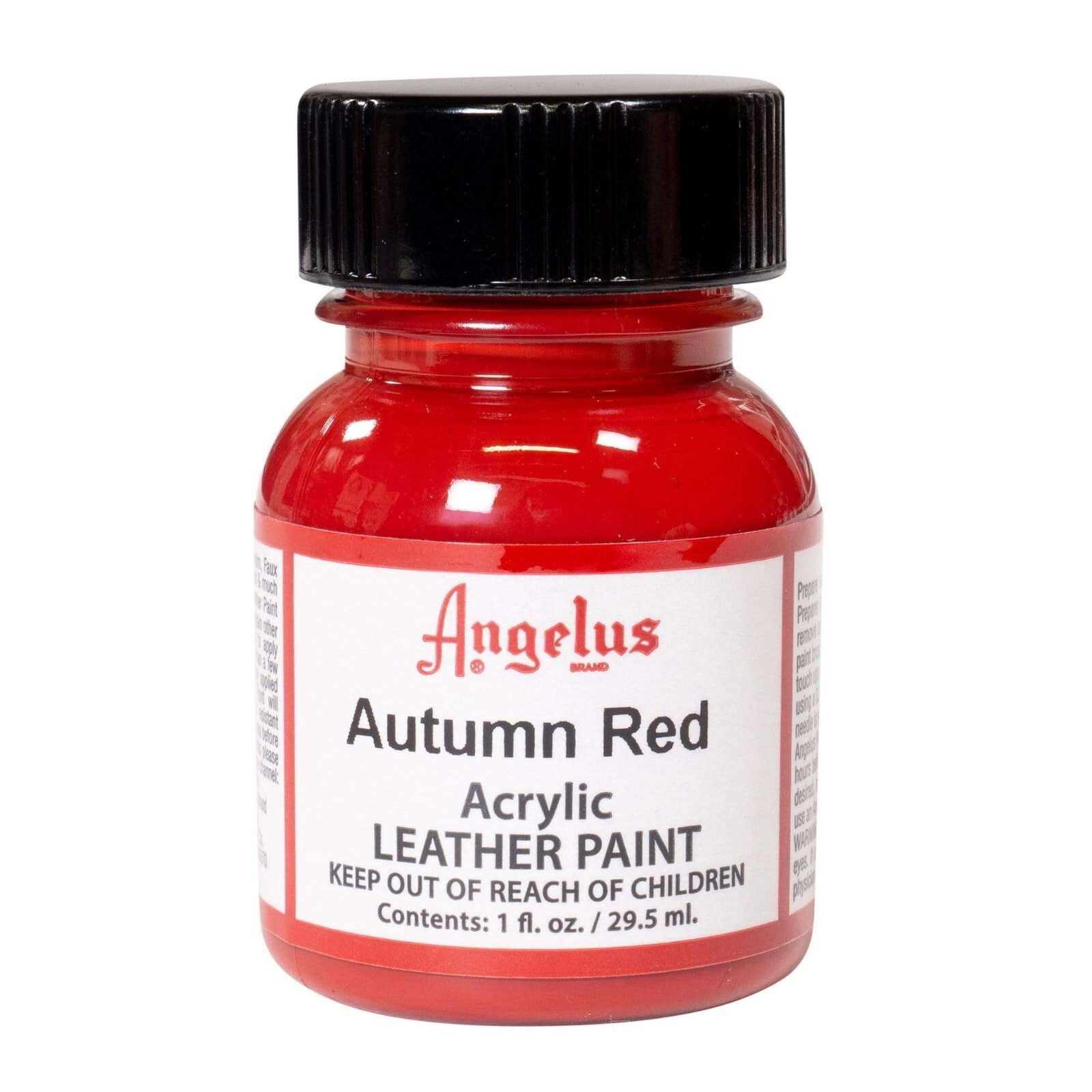 Angelus Brand 1oz Acrylic Leather & Vinyl Waterproof paint 60 Available Colors