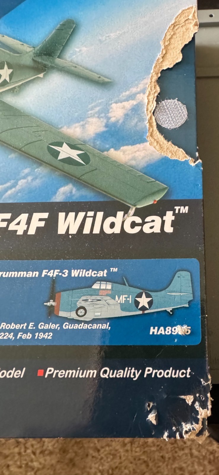 NIB with box issue 1/48 Hobby Master HA8905 F4F Wildcat VMF-224